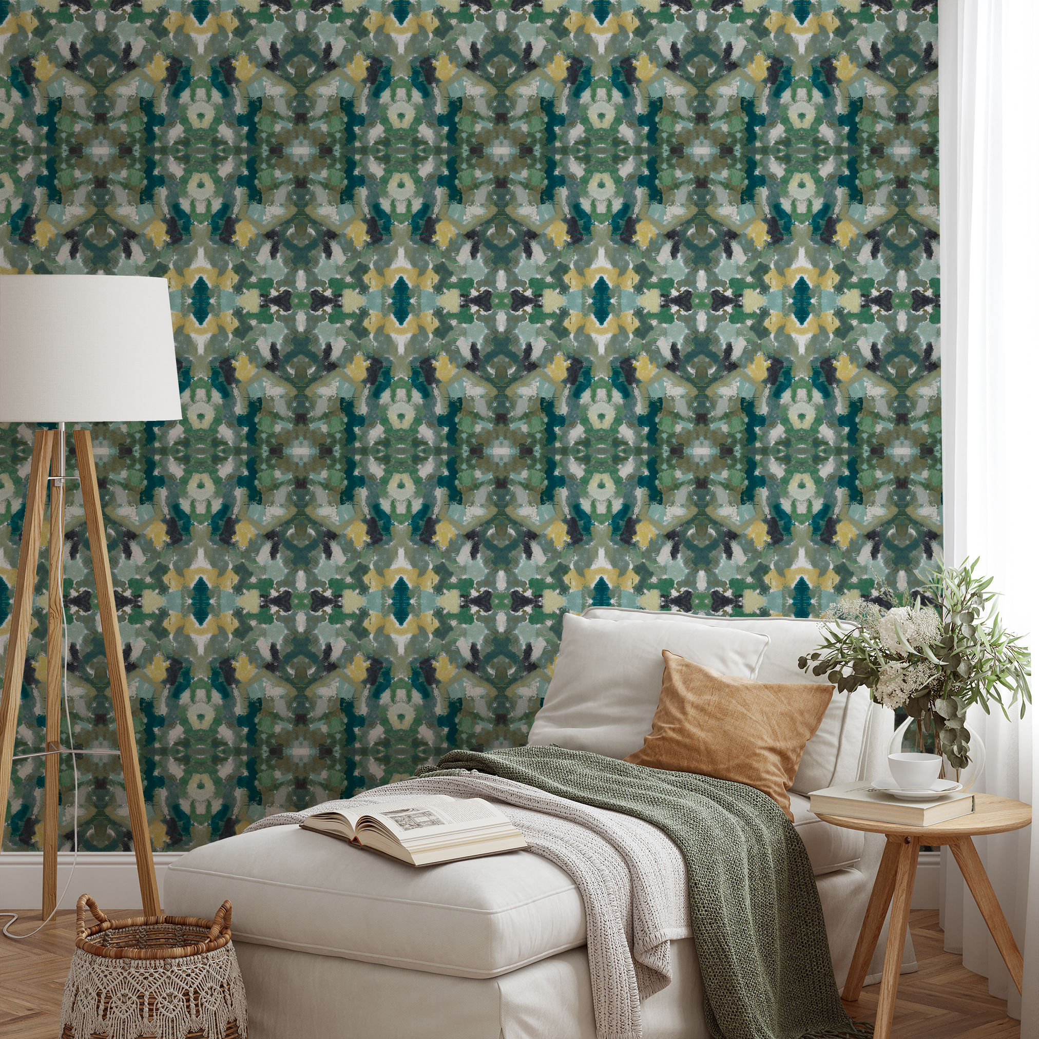 wallpaper lifestyle chaise mockup