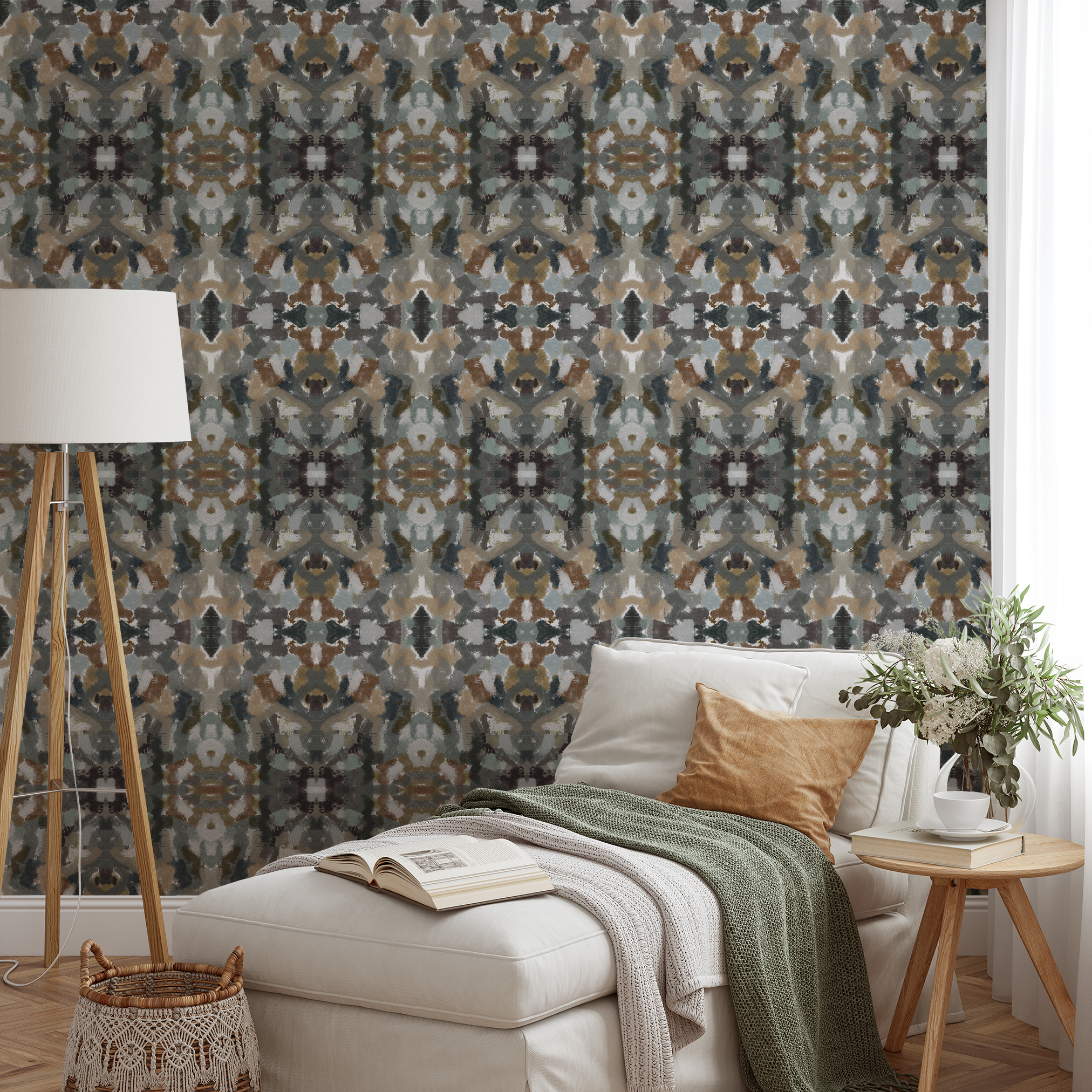 wallpaper lifestyle chaise mockup