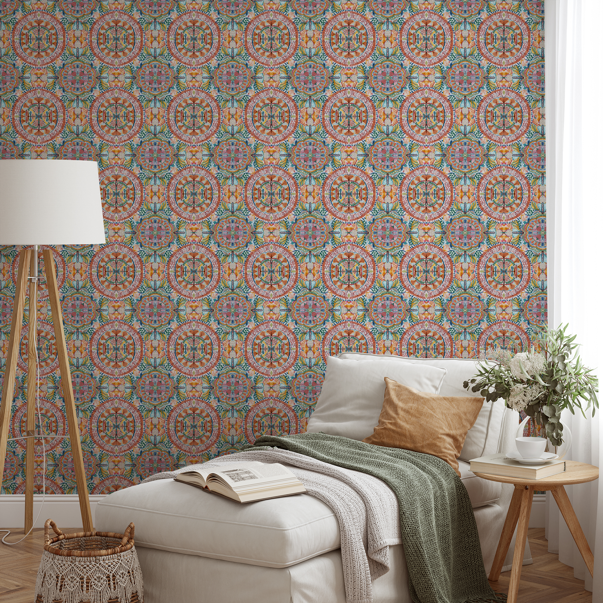 wallpaper lifestyle chaise mockup