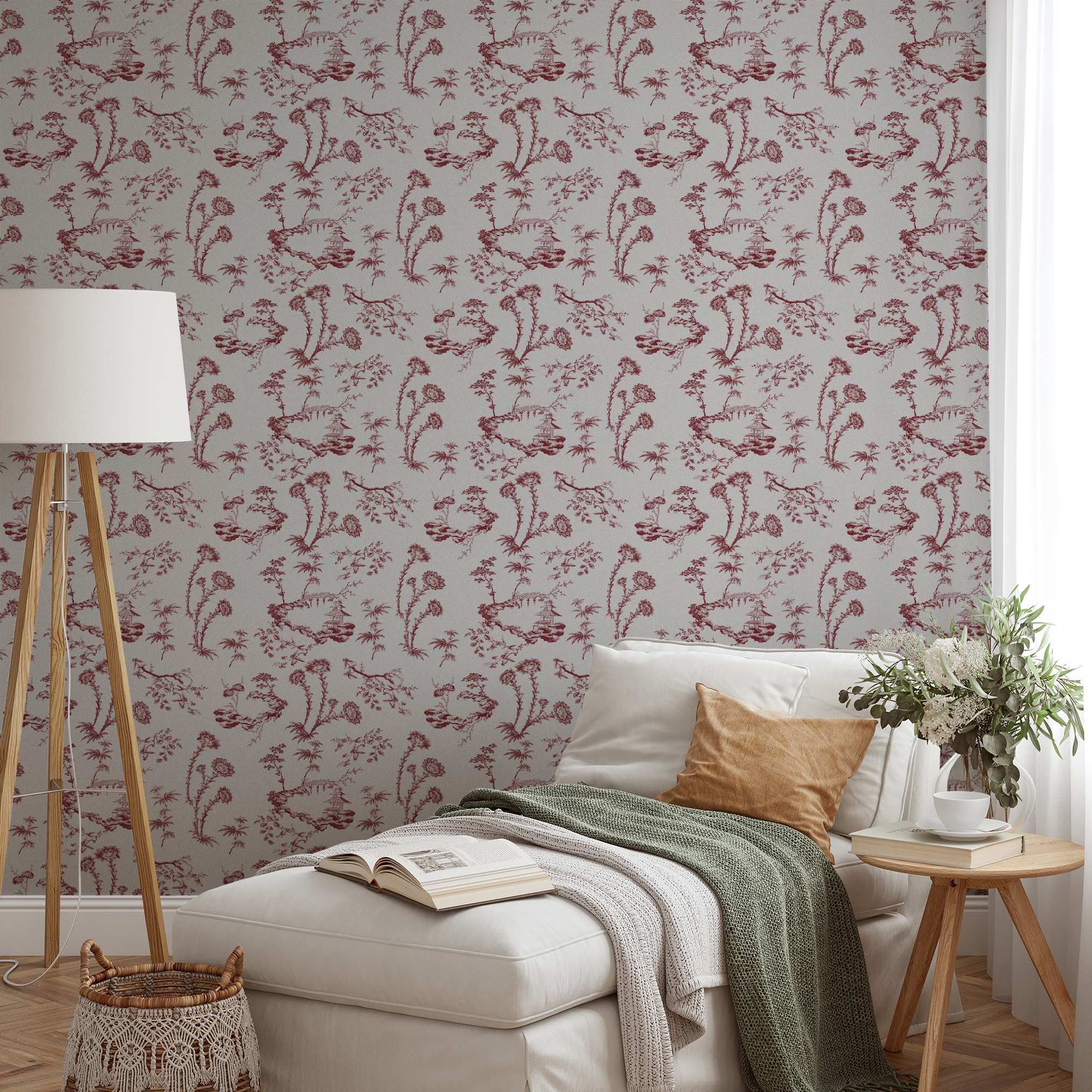 wallpaper lifestyle chaise mockup