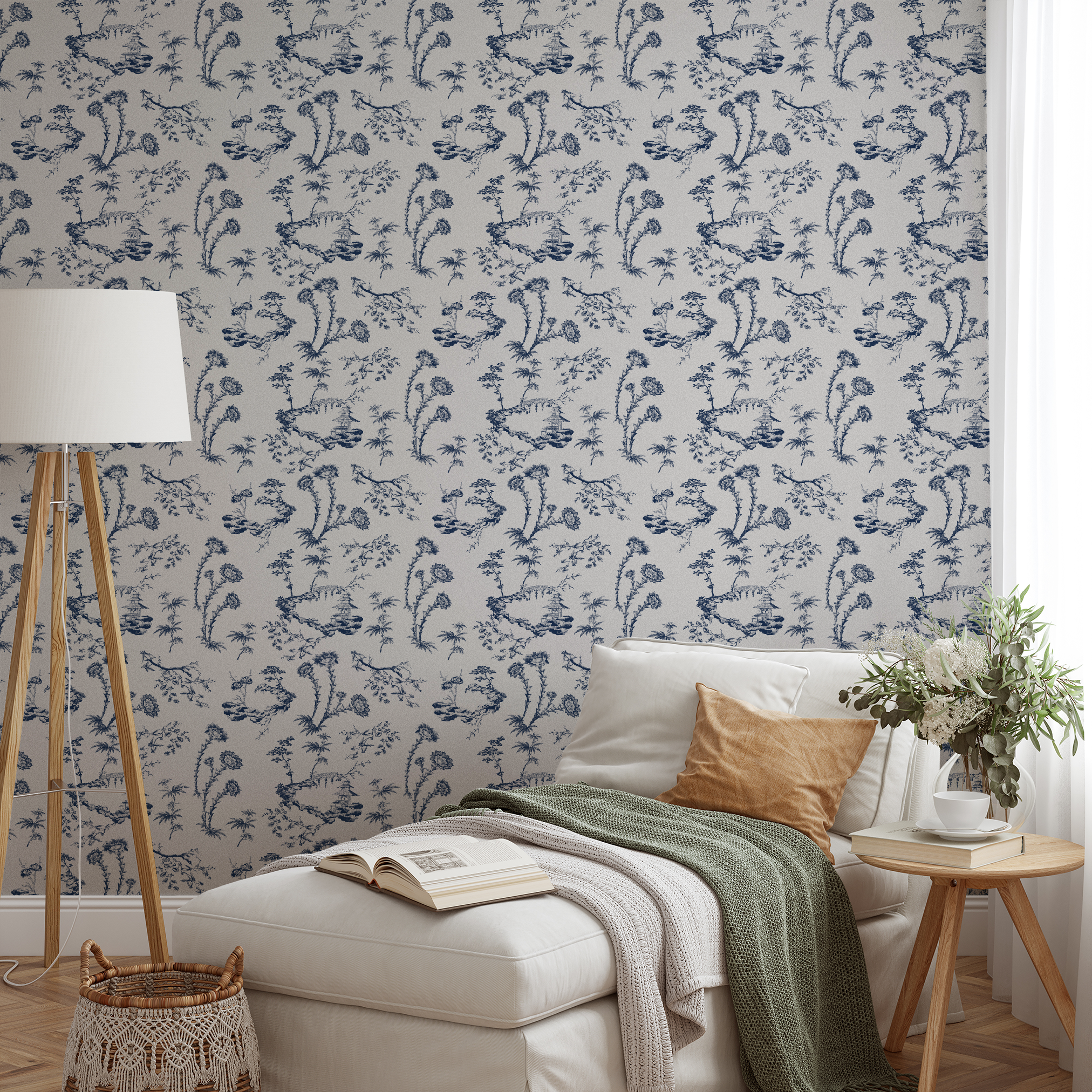 wallpaper lifestyle chaise mockup