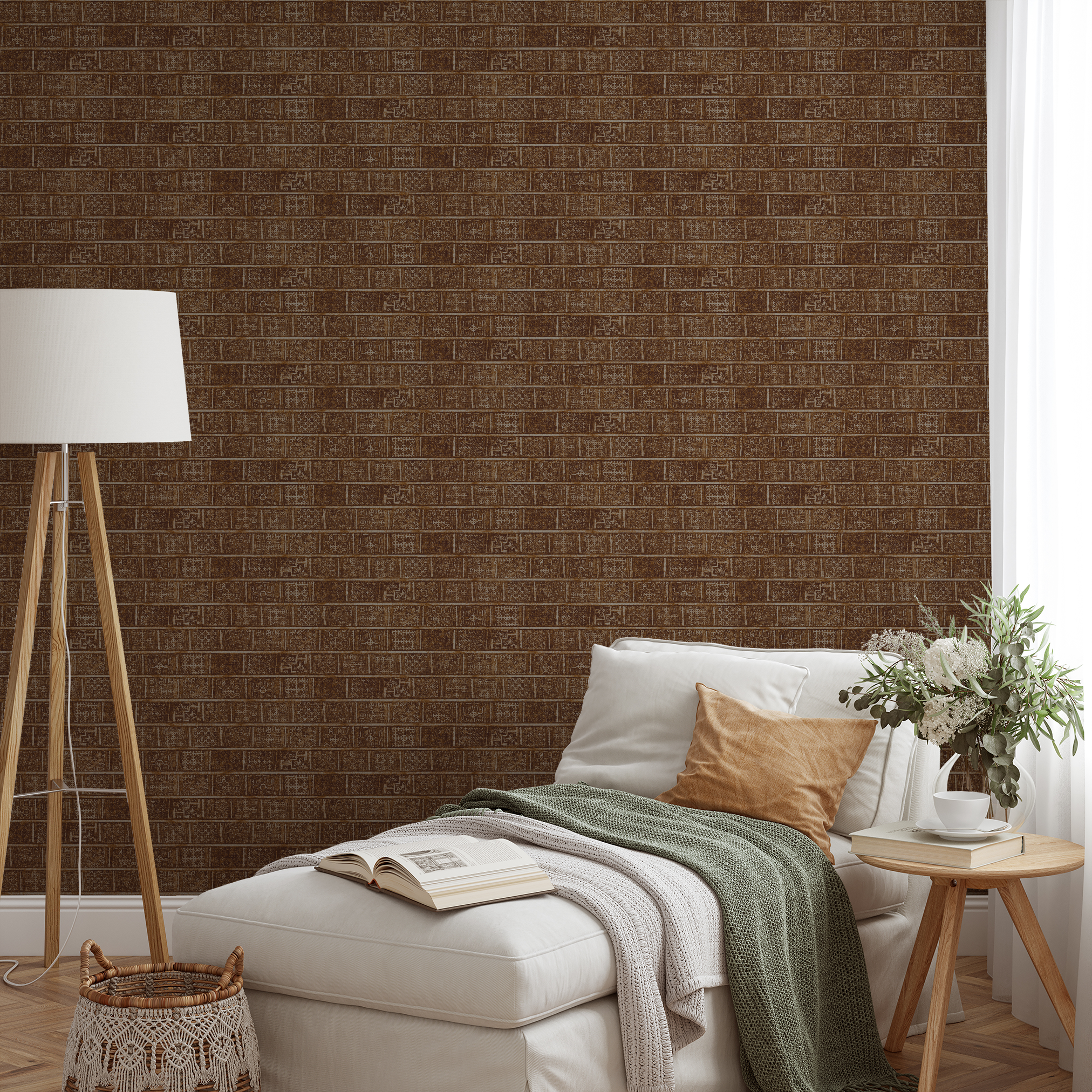 wallpaper lifestyle chaise mockup