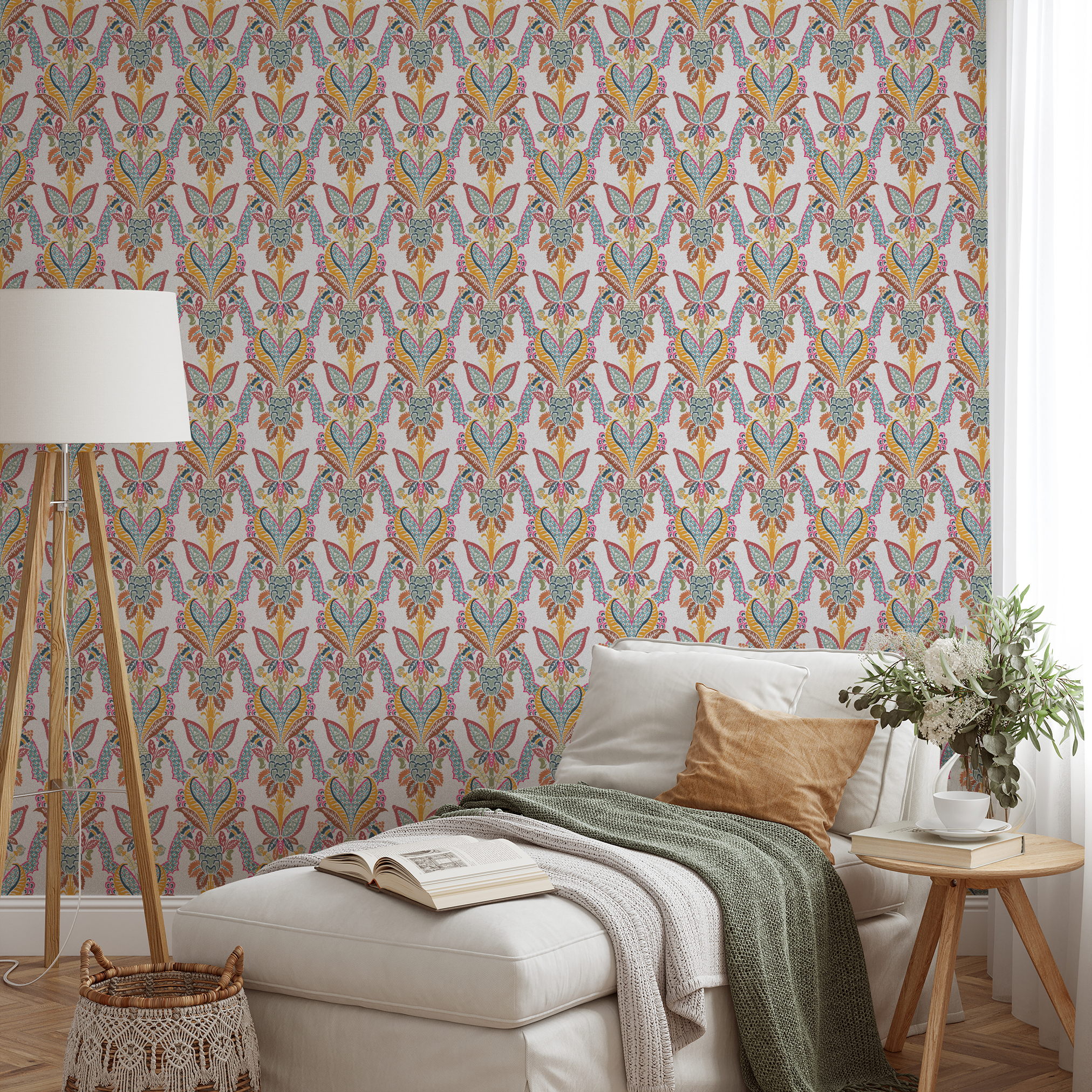 wallpaper lifestyle chaise mockup