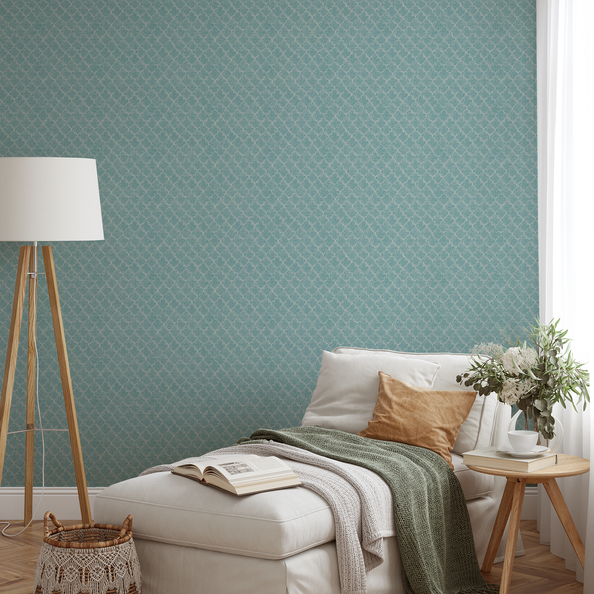 wallpaper lifestyle chaise mockup