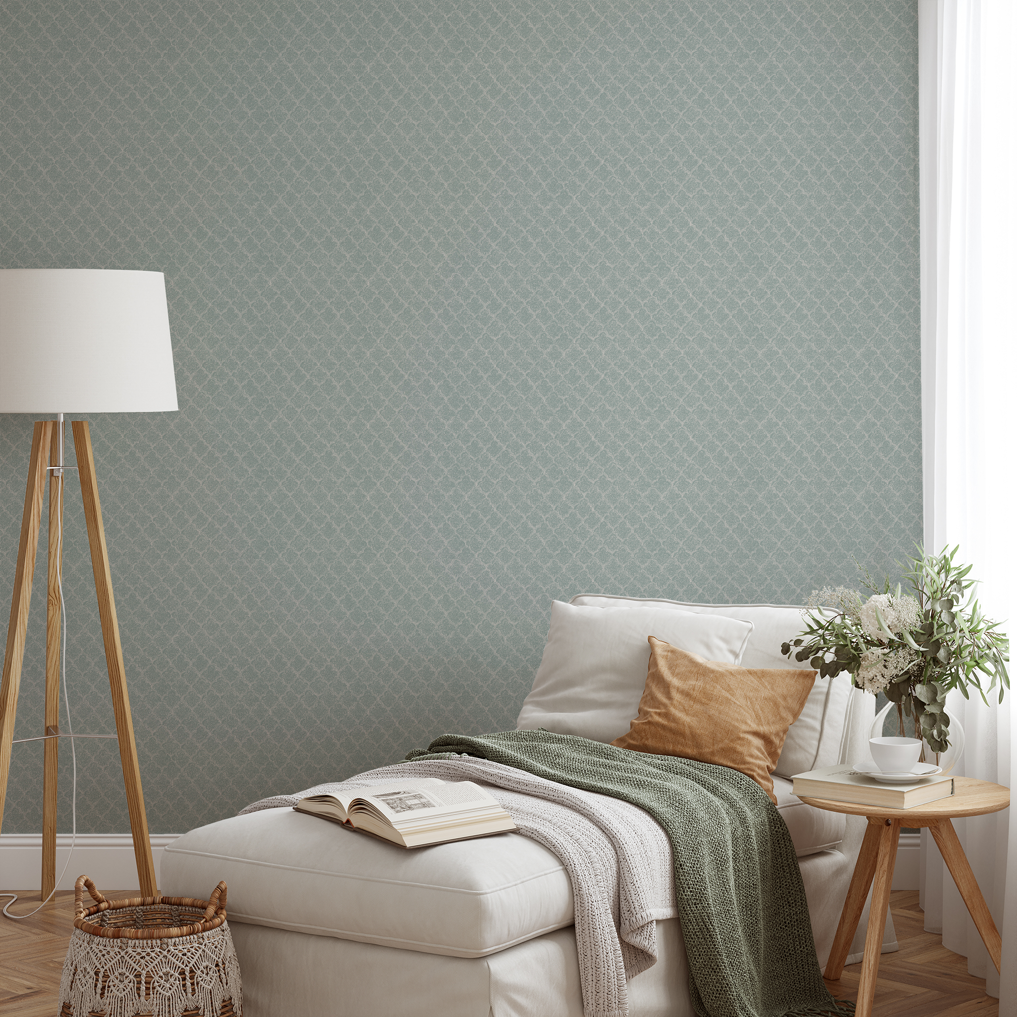 wallpaper lifestyle chaise mockup