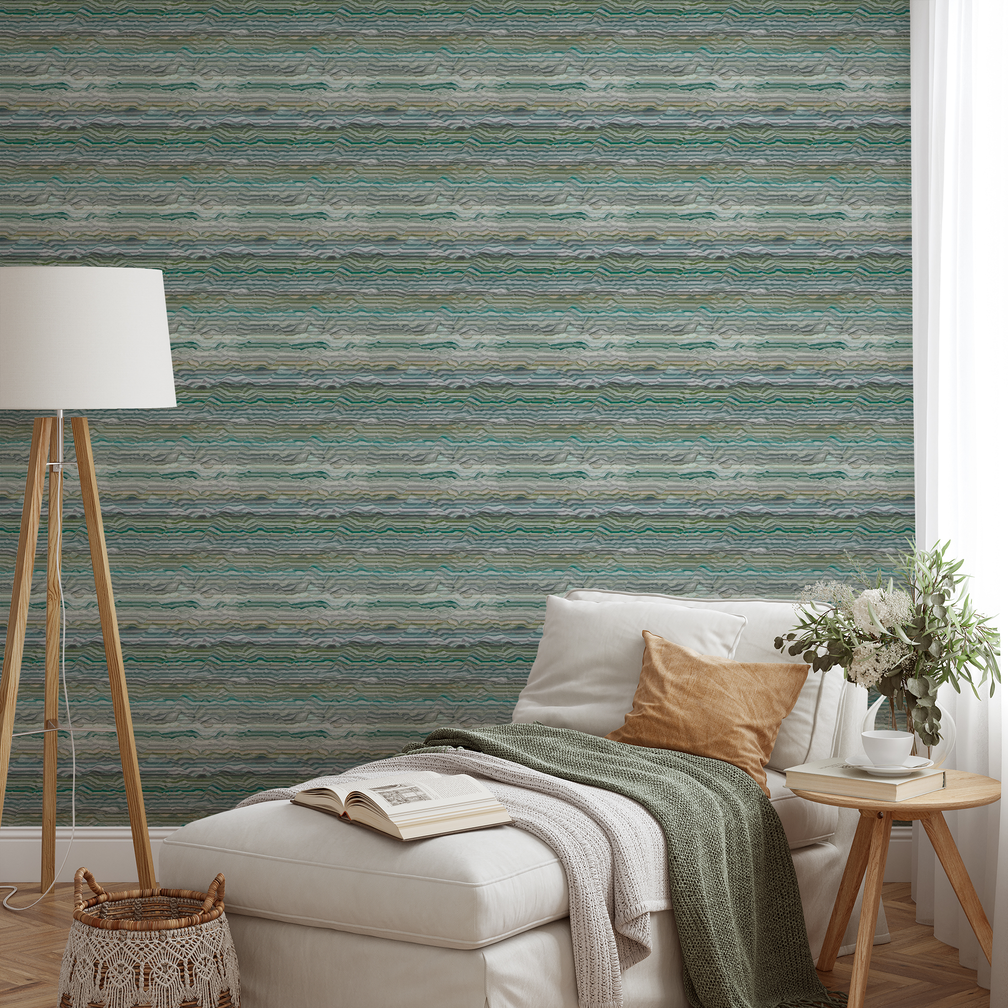 wallpaper lifestyle chaise mockup