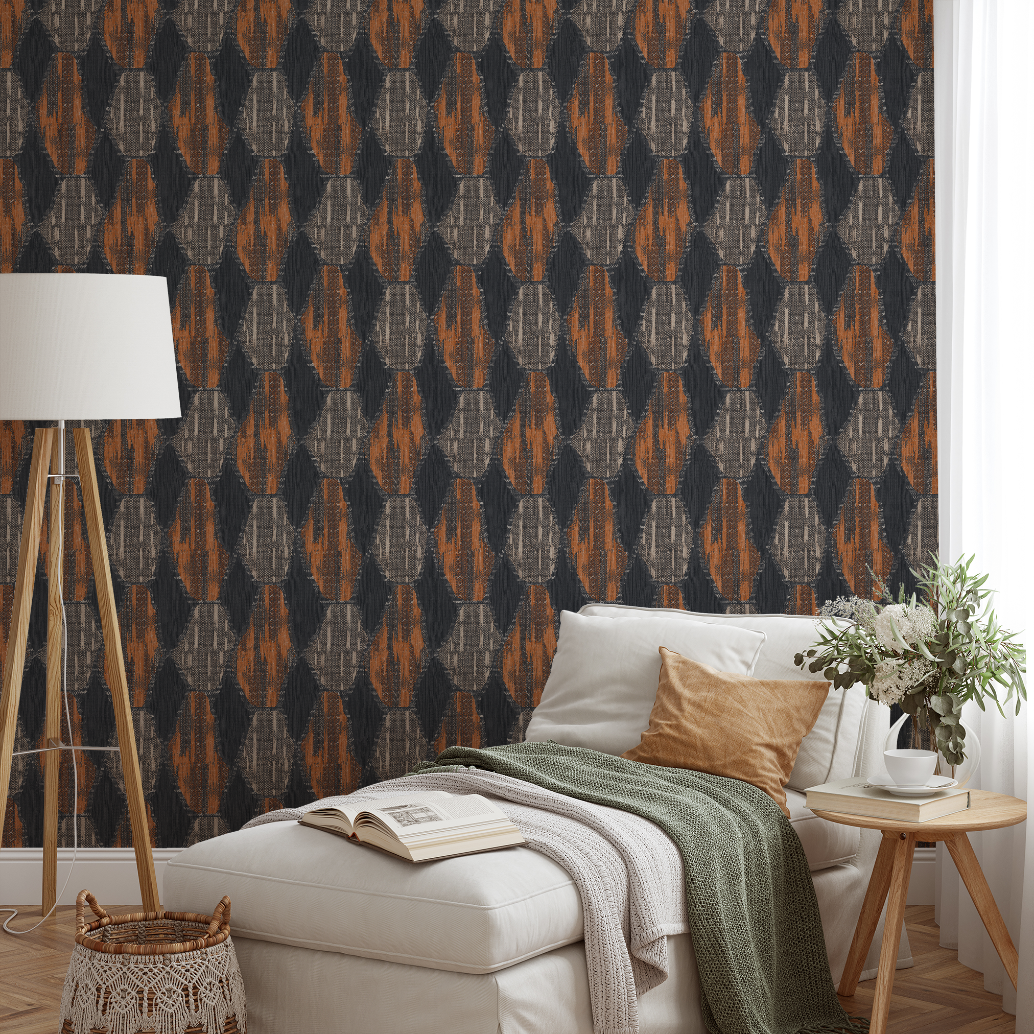 wallpaper lifestyle chaise mockup