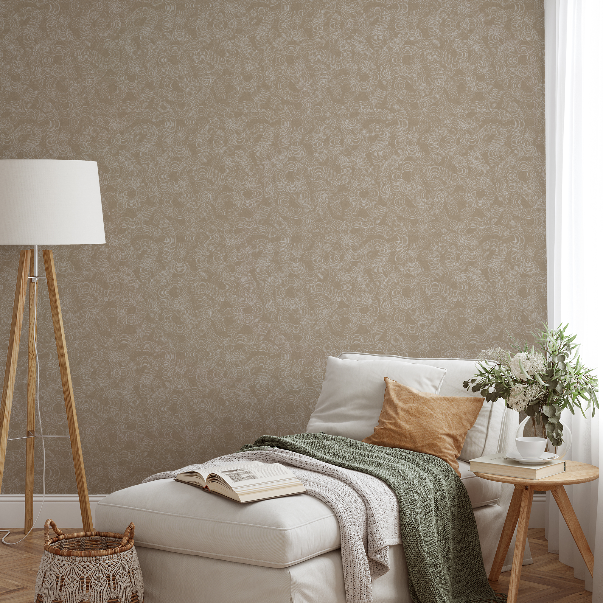 wallpaper lifestyle chaise mockup