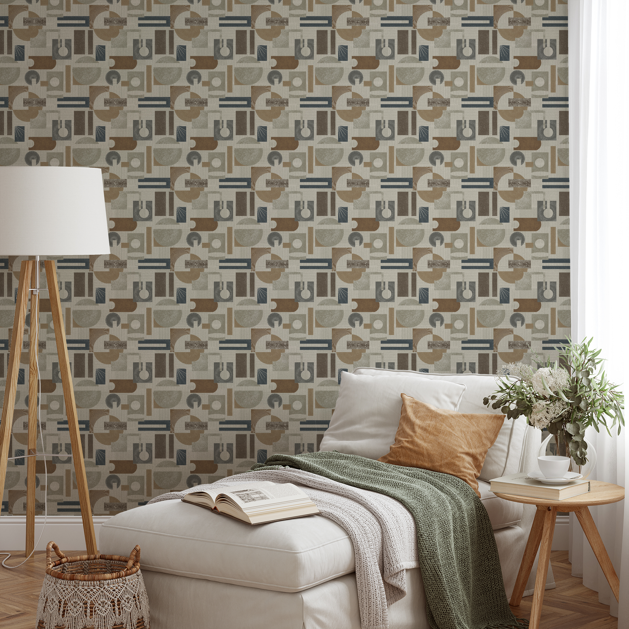 wallpaper lifestyle chaise mockup