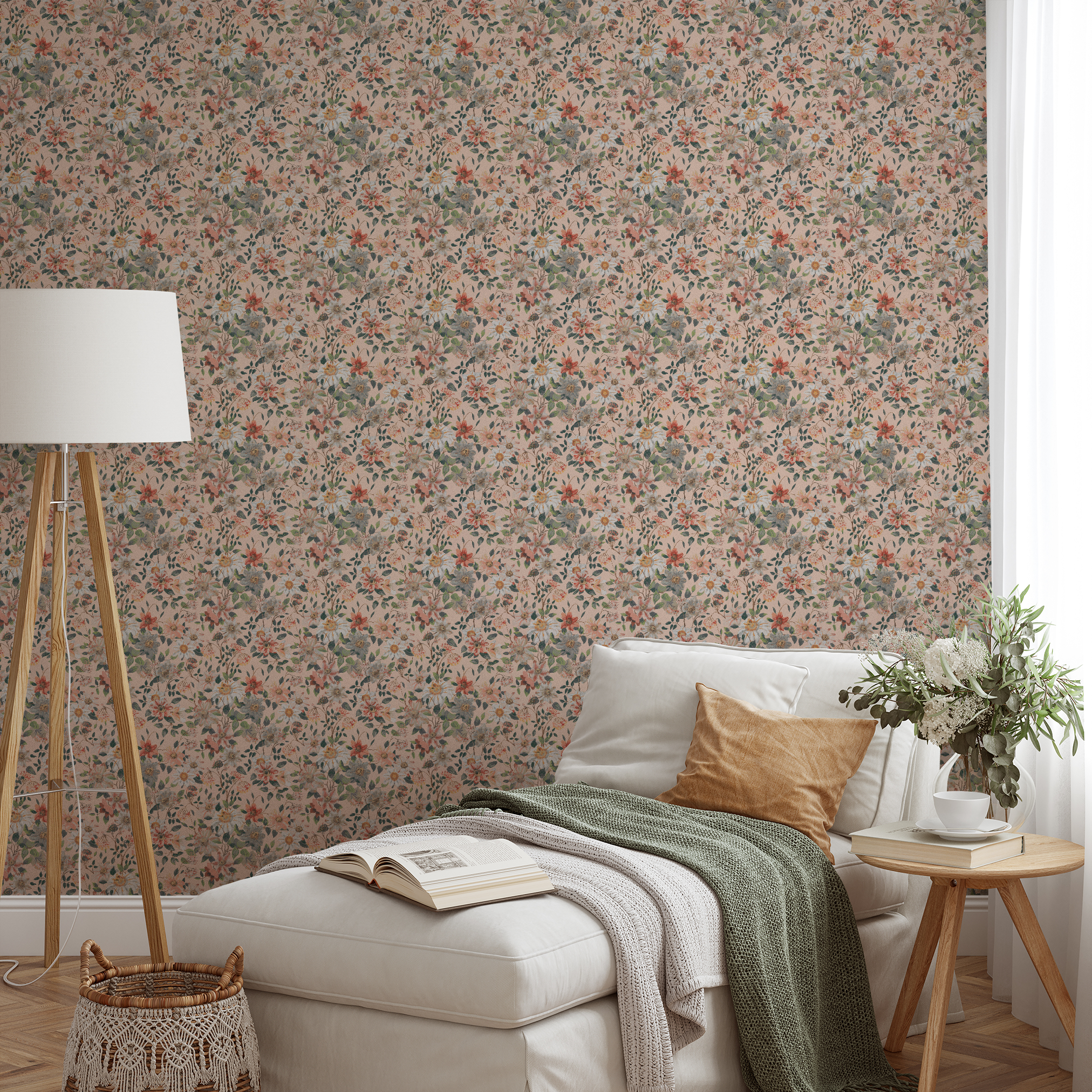 wallpaper lifestyle chaise mockup