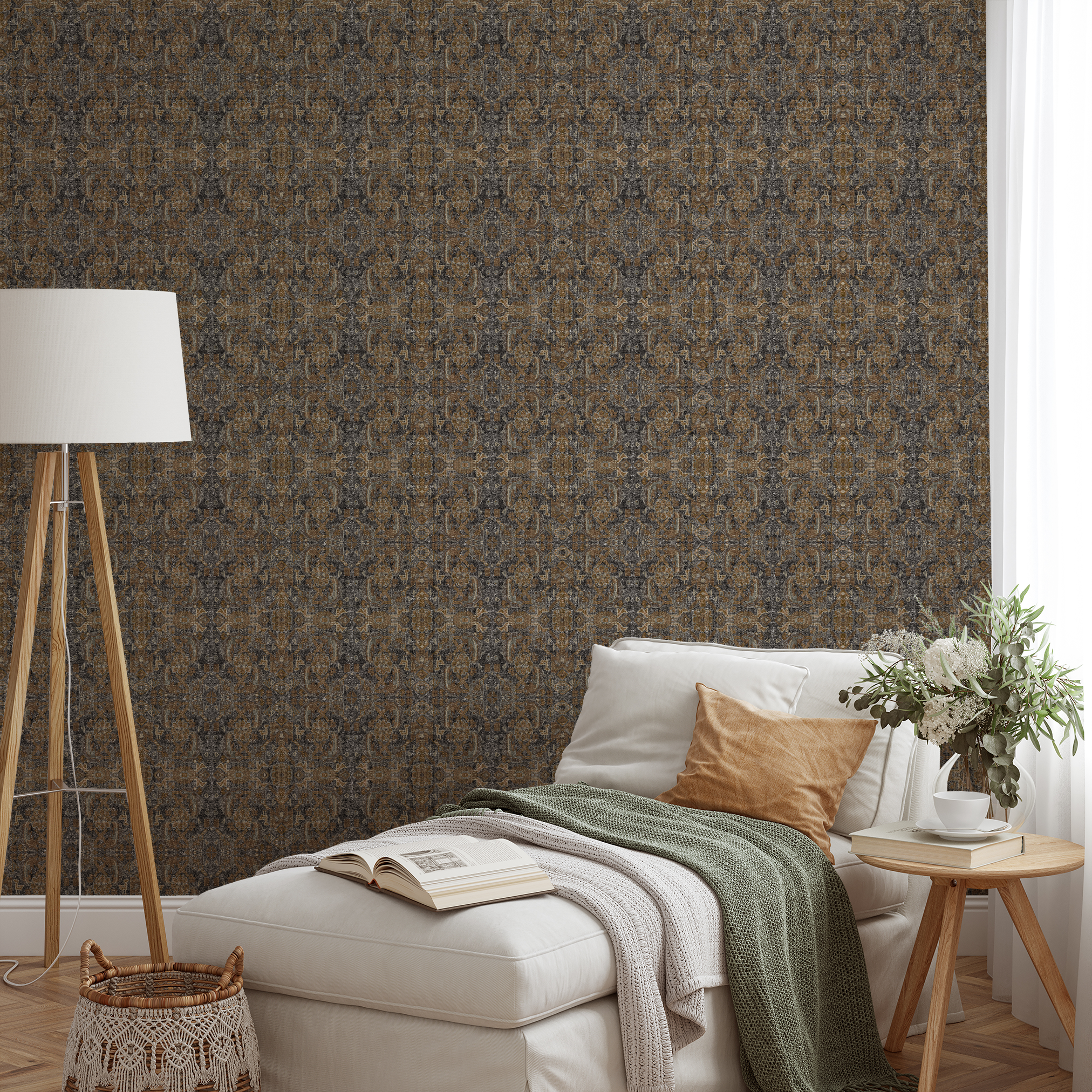 wallpaper lifestyle chaise mockup