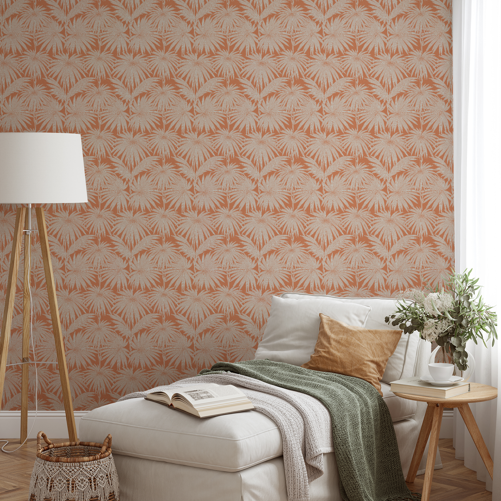 wallpaper lifestyle chaise mockup