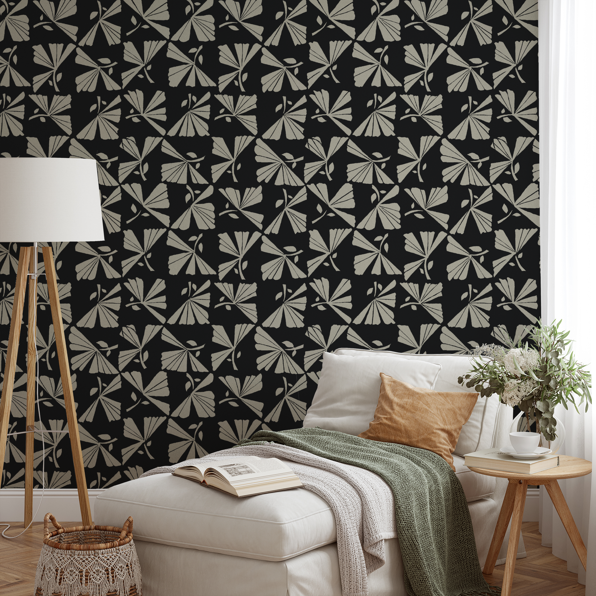 wallpaper lifestyle chaise mockup