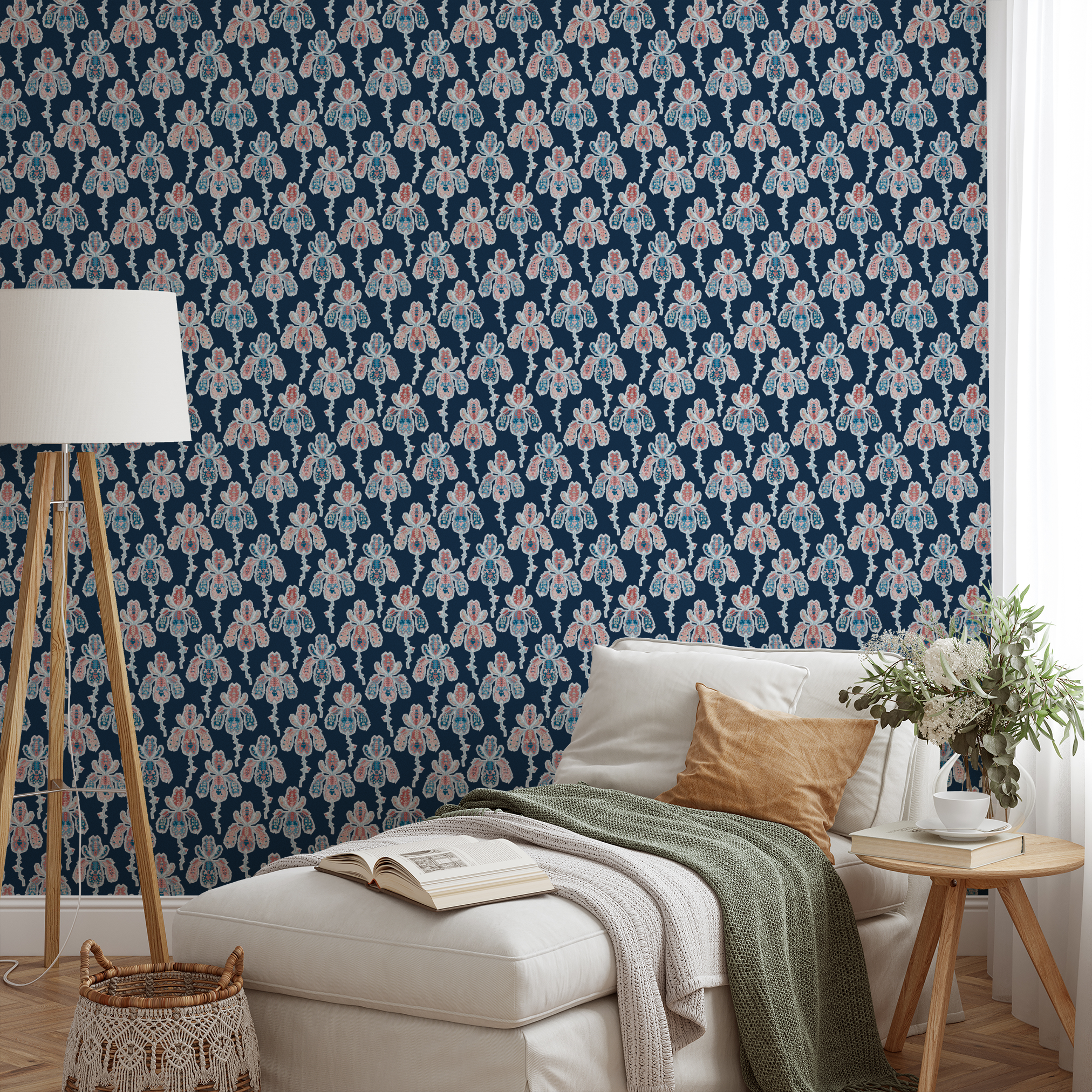 wallpaper lifestyle chaise mockup