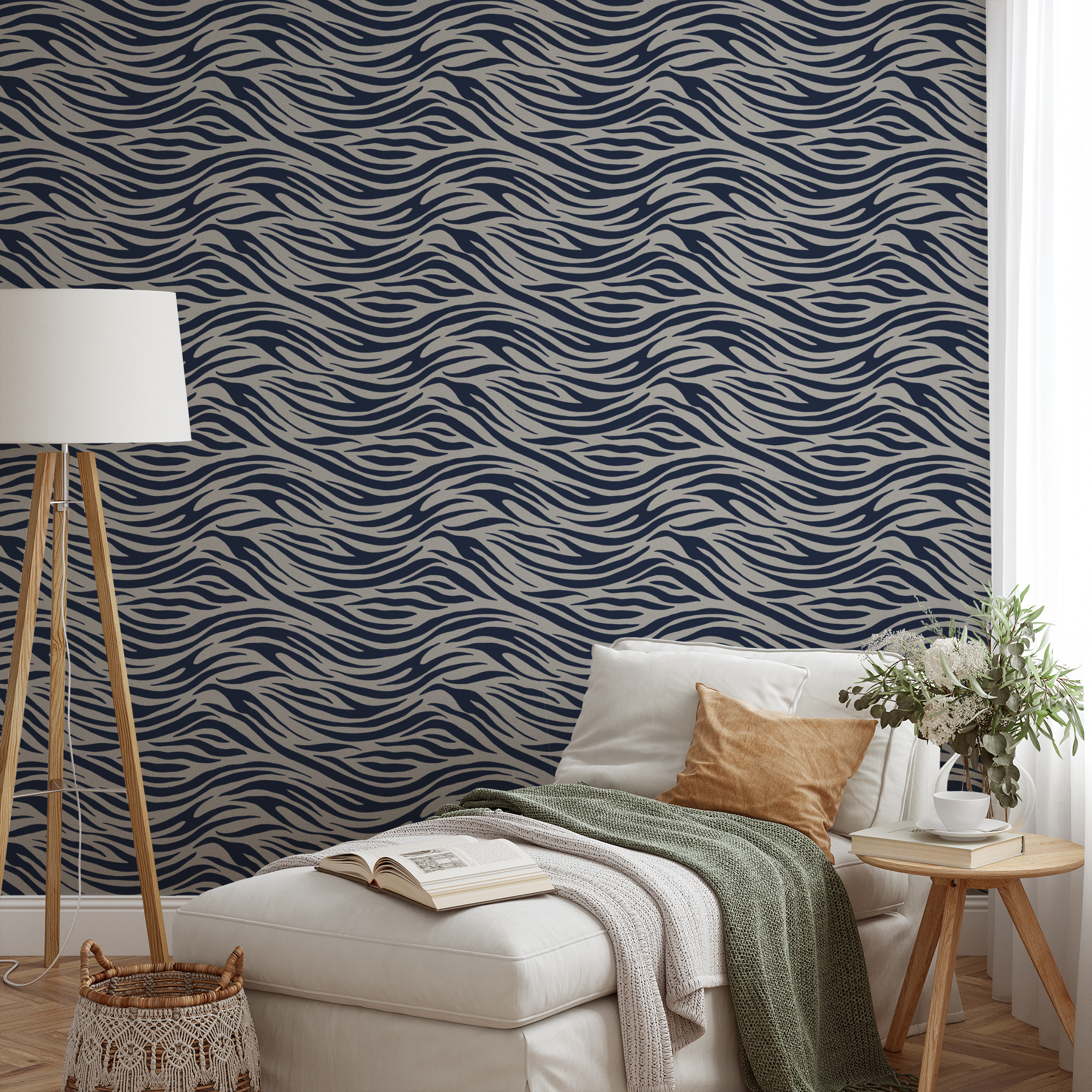 wallpaper lifestyle chaise mockup