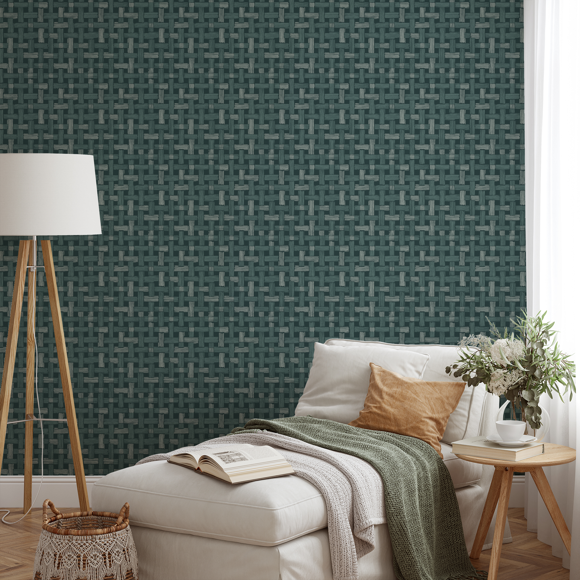 wallpaper lifestyle chaise mockup