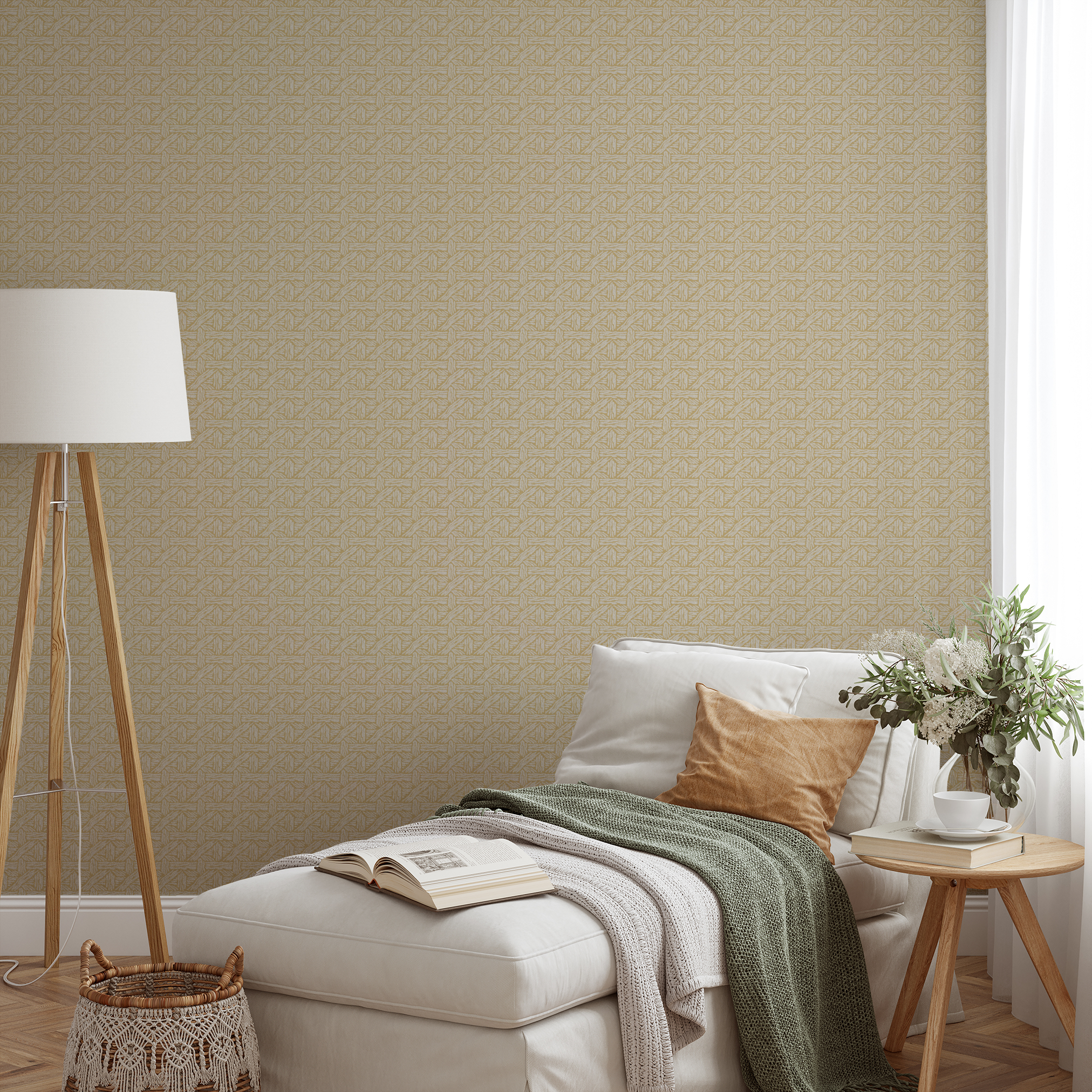 wallpaper lifestyle chaise mockup