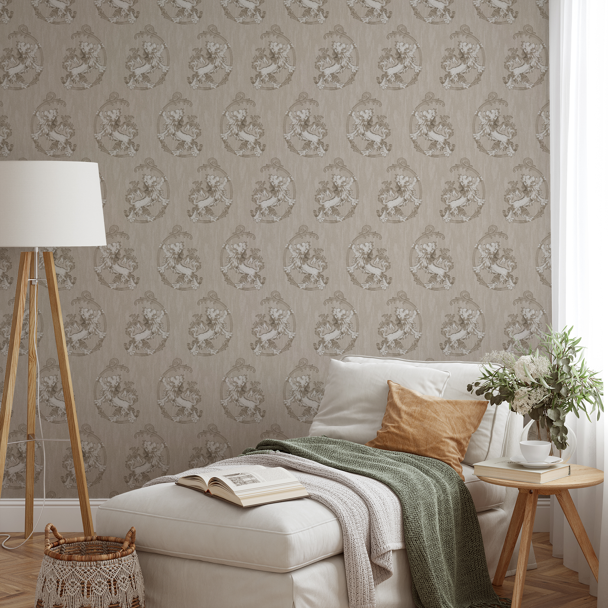 wallpaper lifestyle chaise mockup