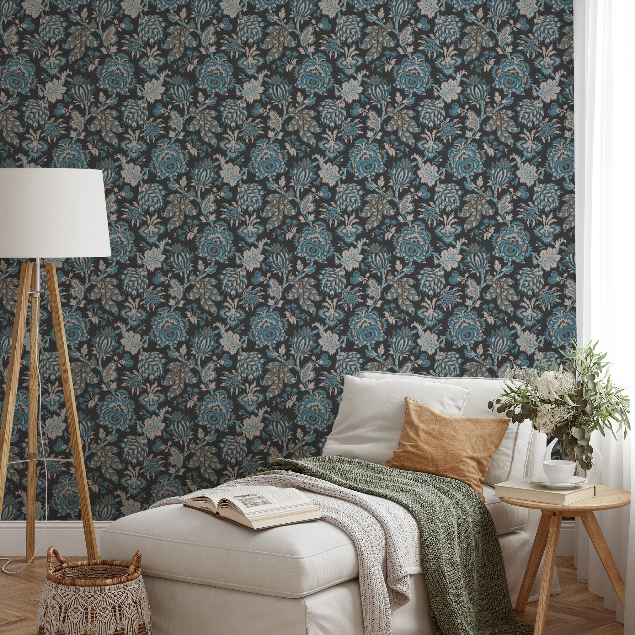 wallpaper lifestyle chaise mockup