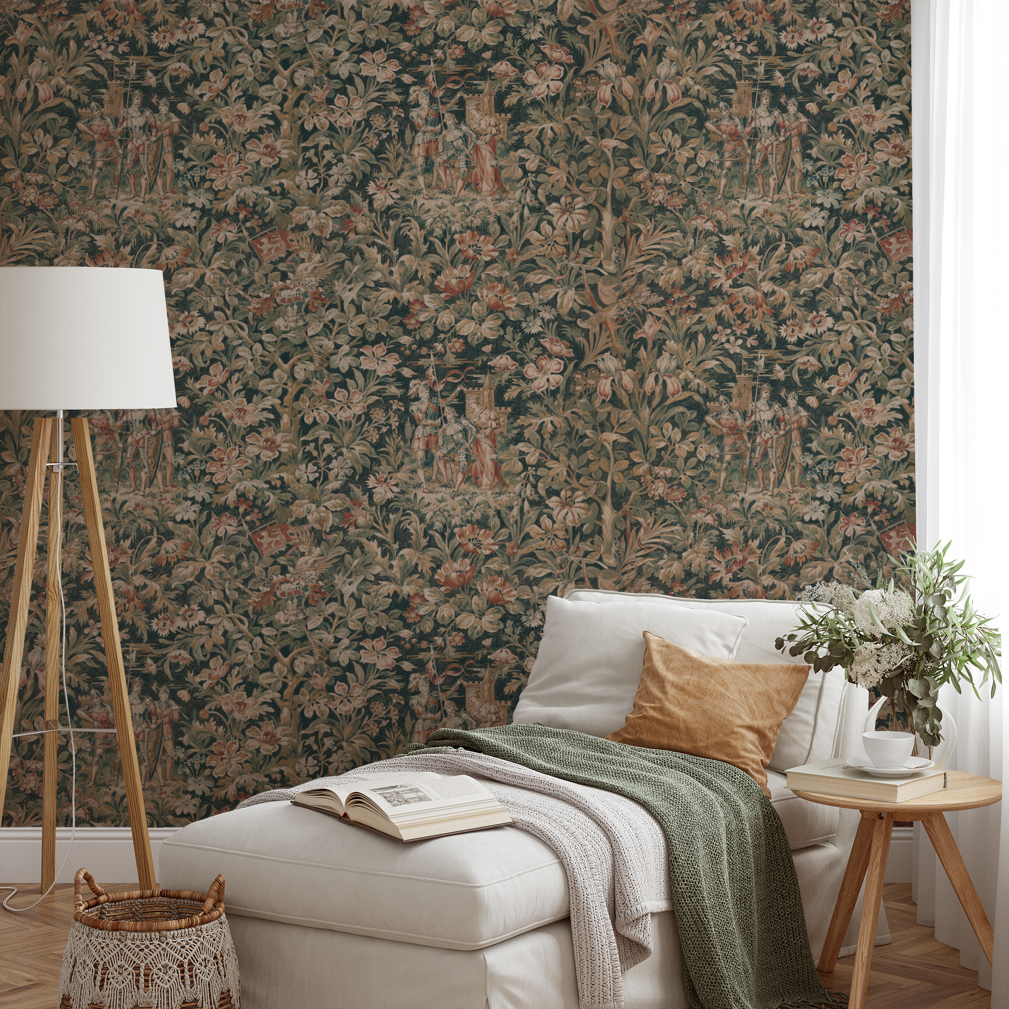 wallpaper lifestyle chaise mockup