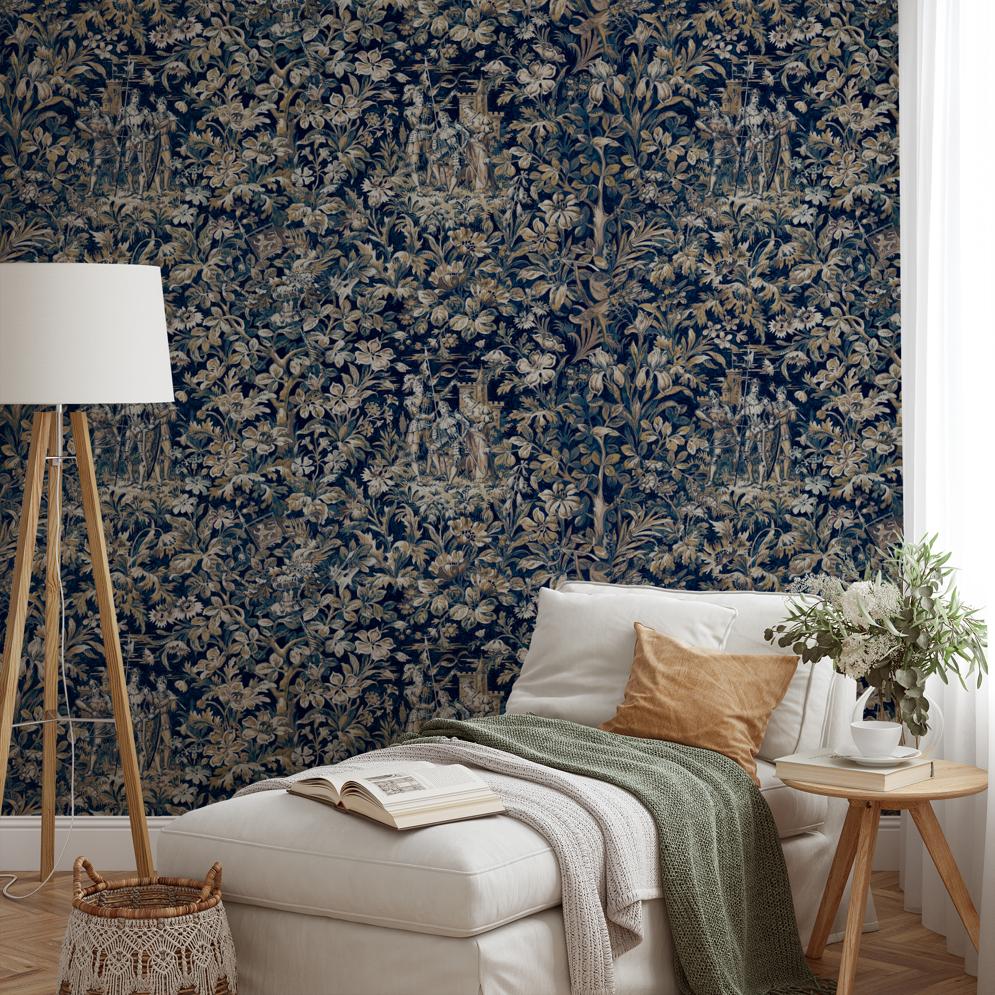 wallpaper lifestyle chaise mockup