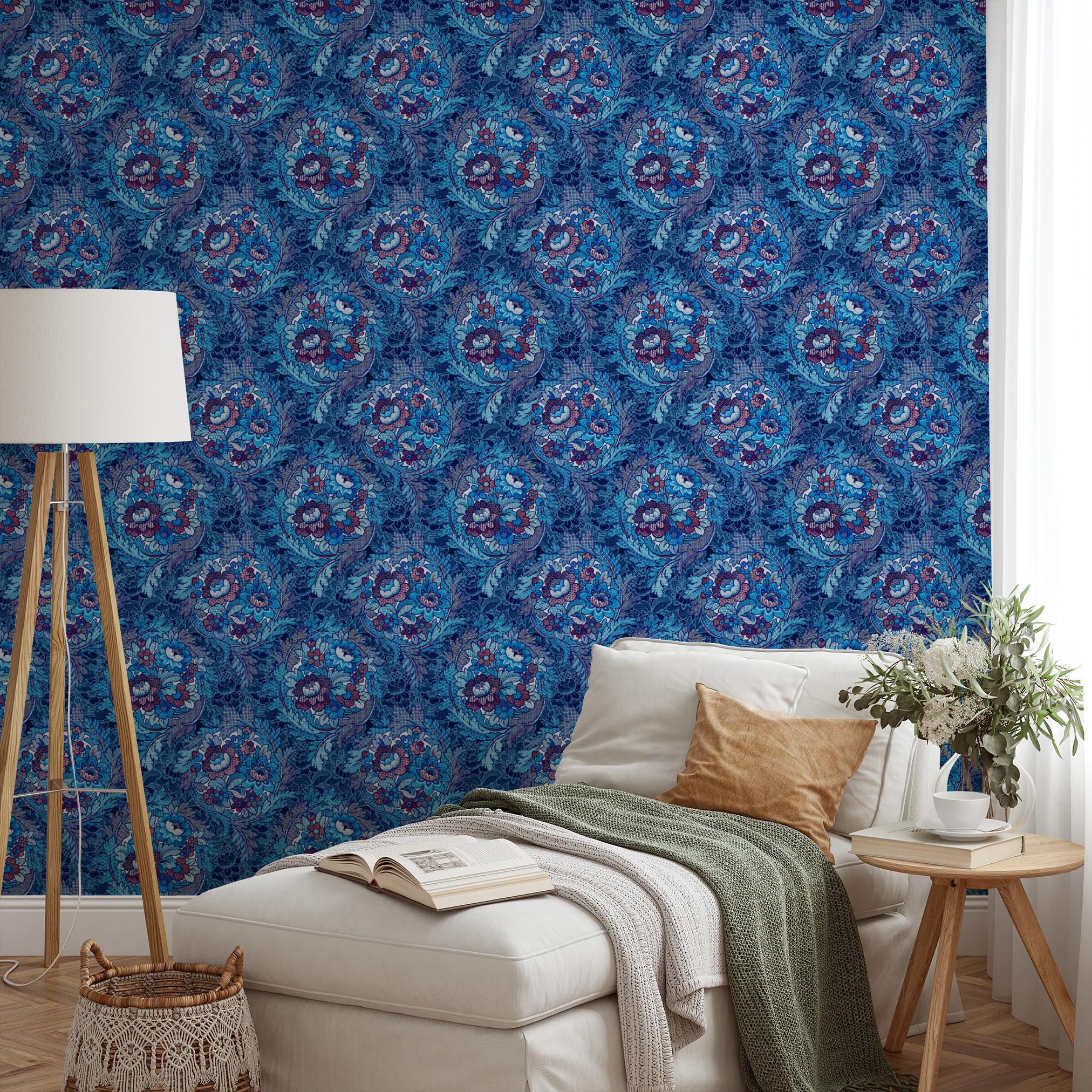 wallpaper lifestyle chaise mockup