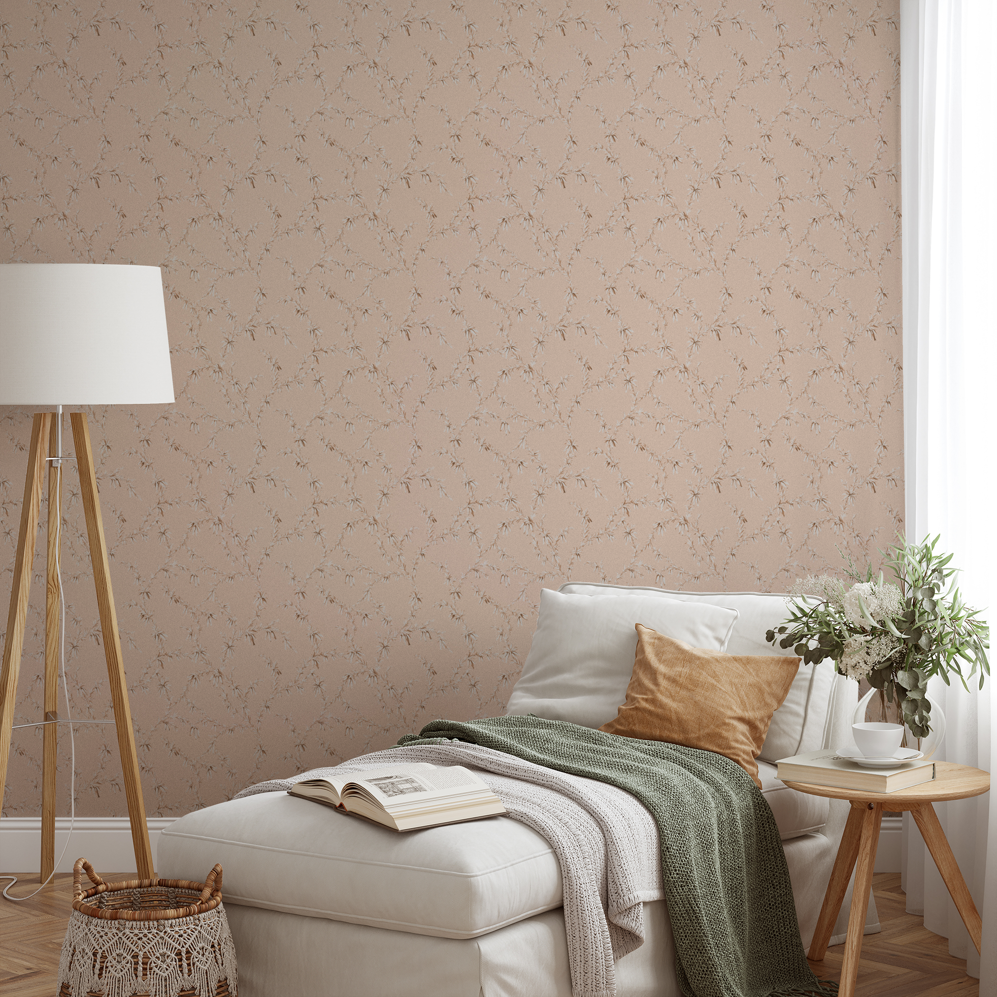 wallpaper lifestyle chaise mockup