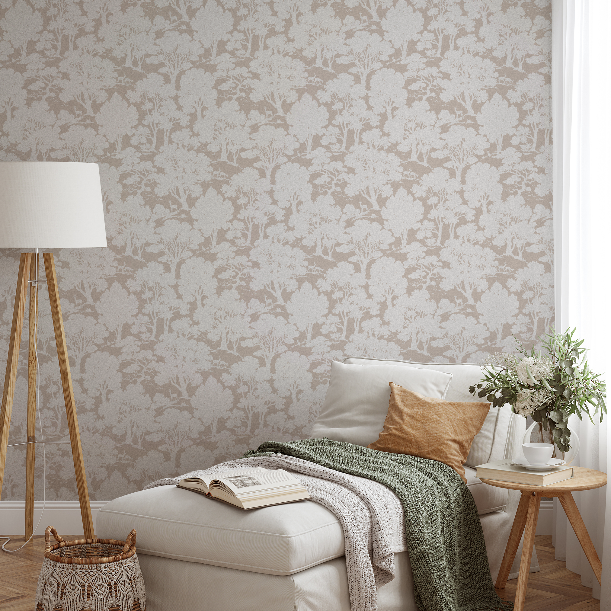 wallpaper lifestyle chaise mockup