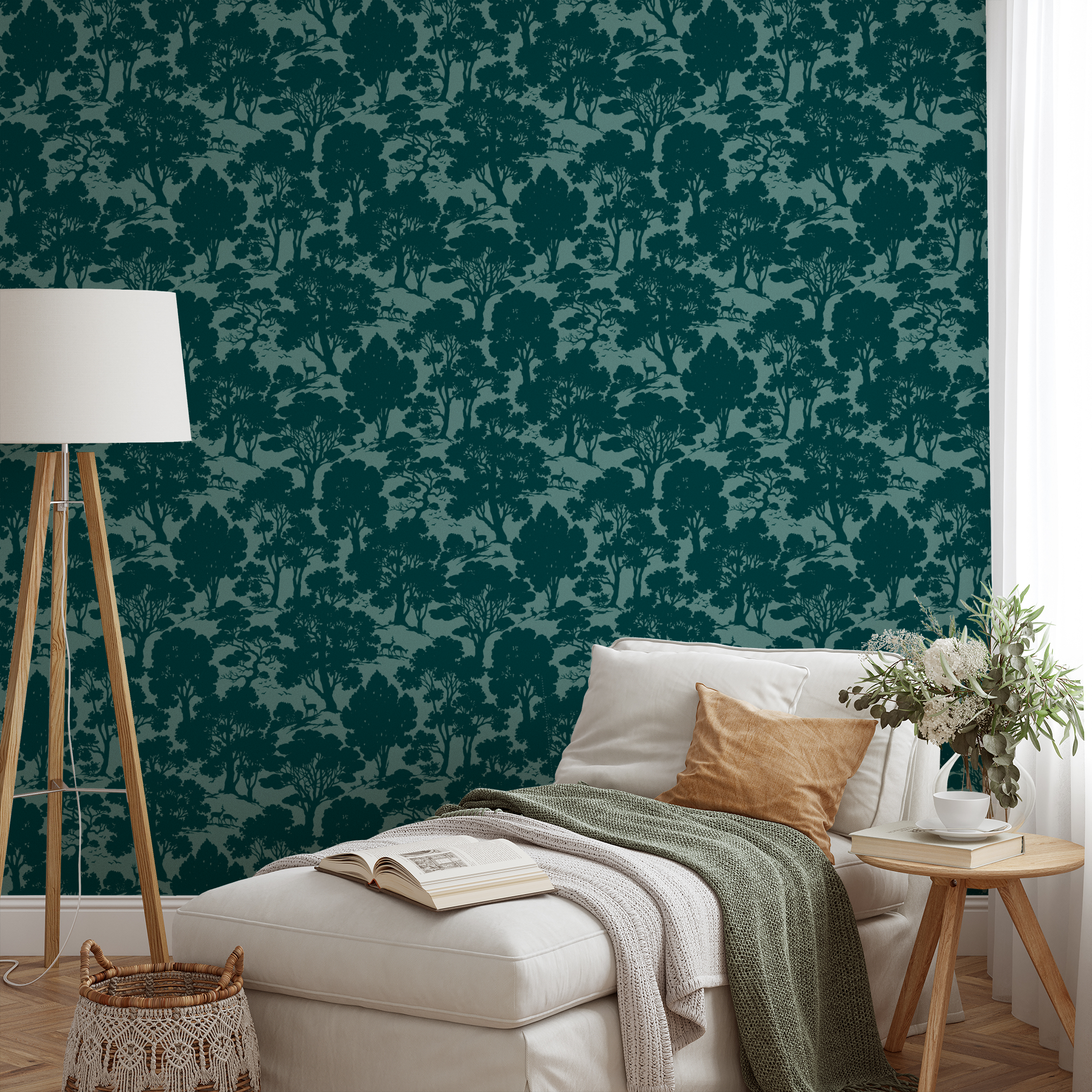 wallpaper lifestyle chaise mockup