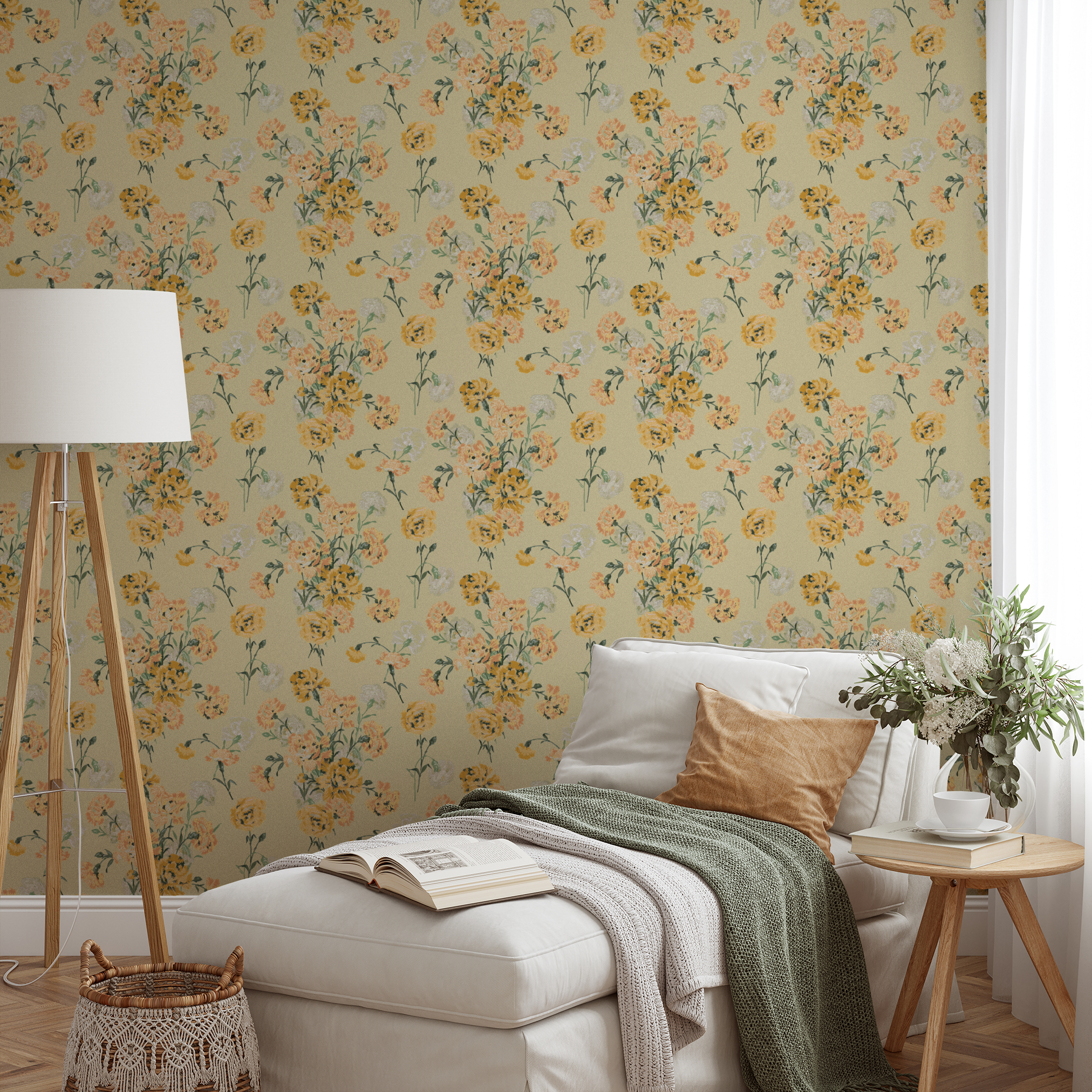 wallpaper lifestyle chaise mockup