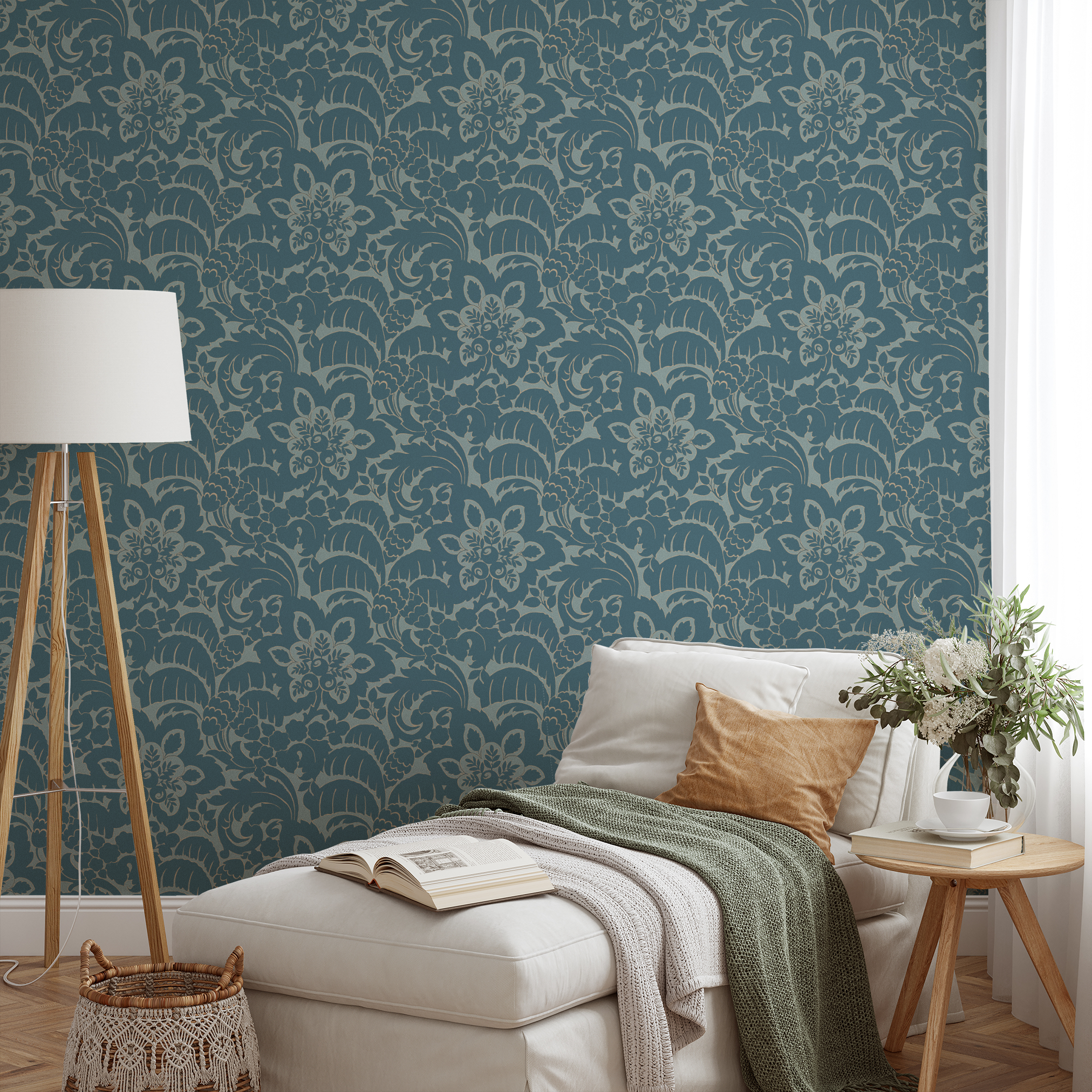 wallpaper lifestyle chaise mockup