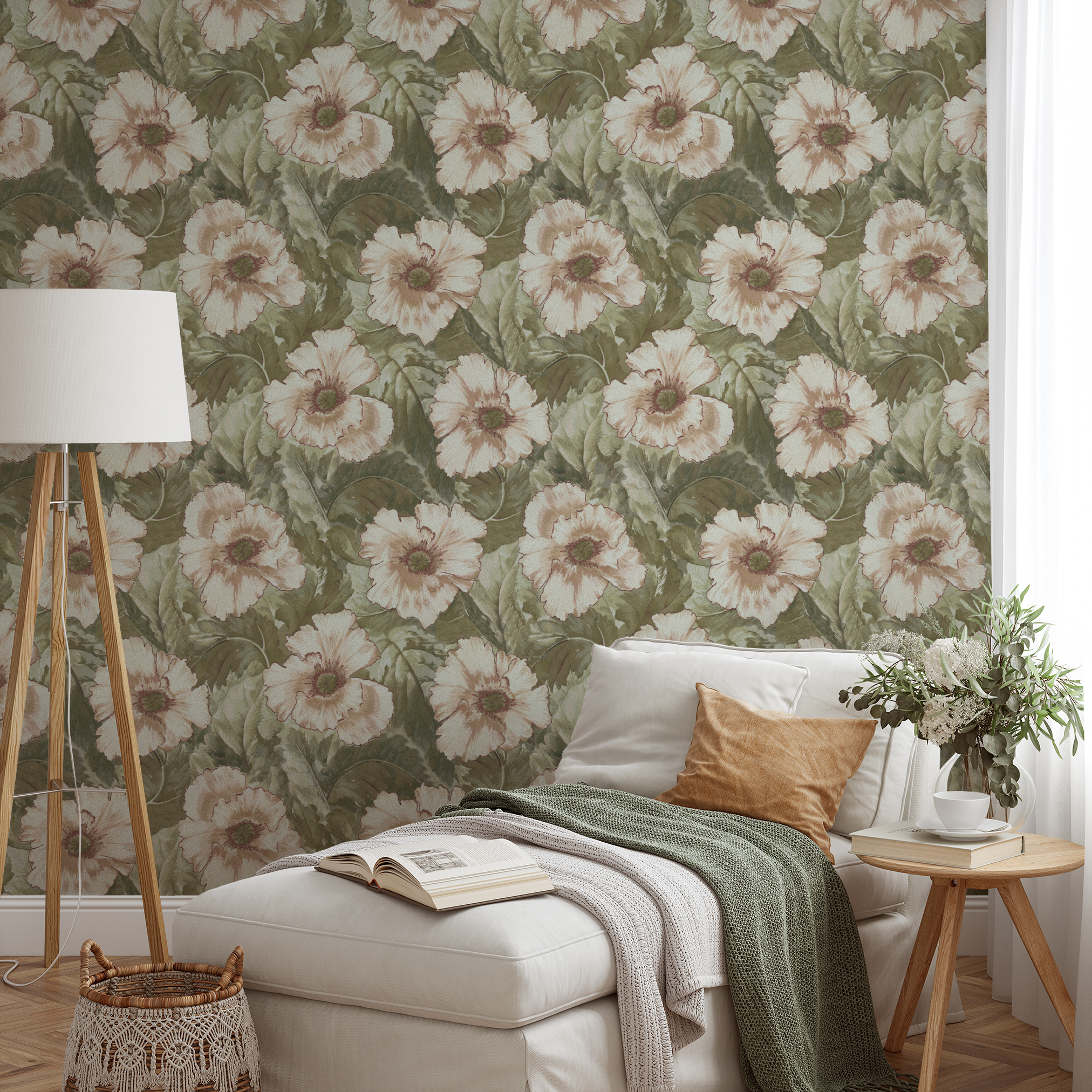 wallpaper lifestyle chaise mockup