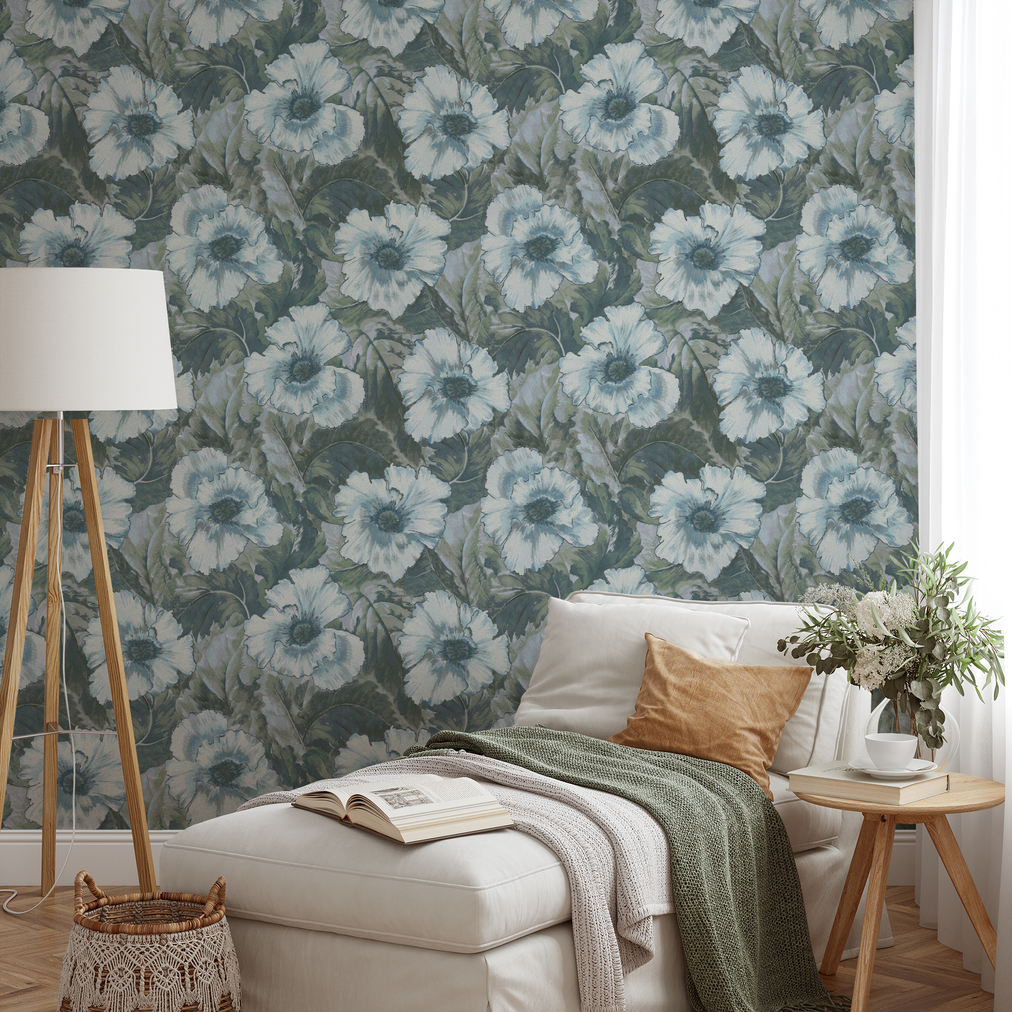 wallpaper lifestyle chaise mockup