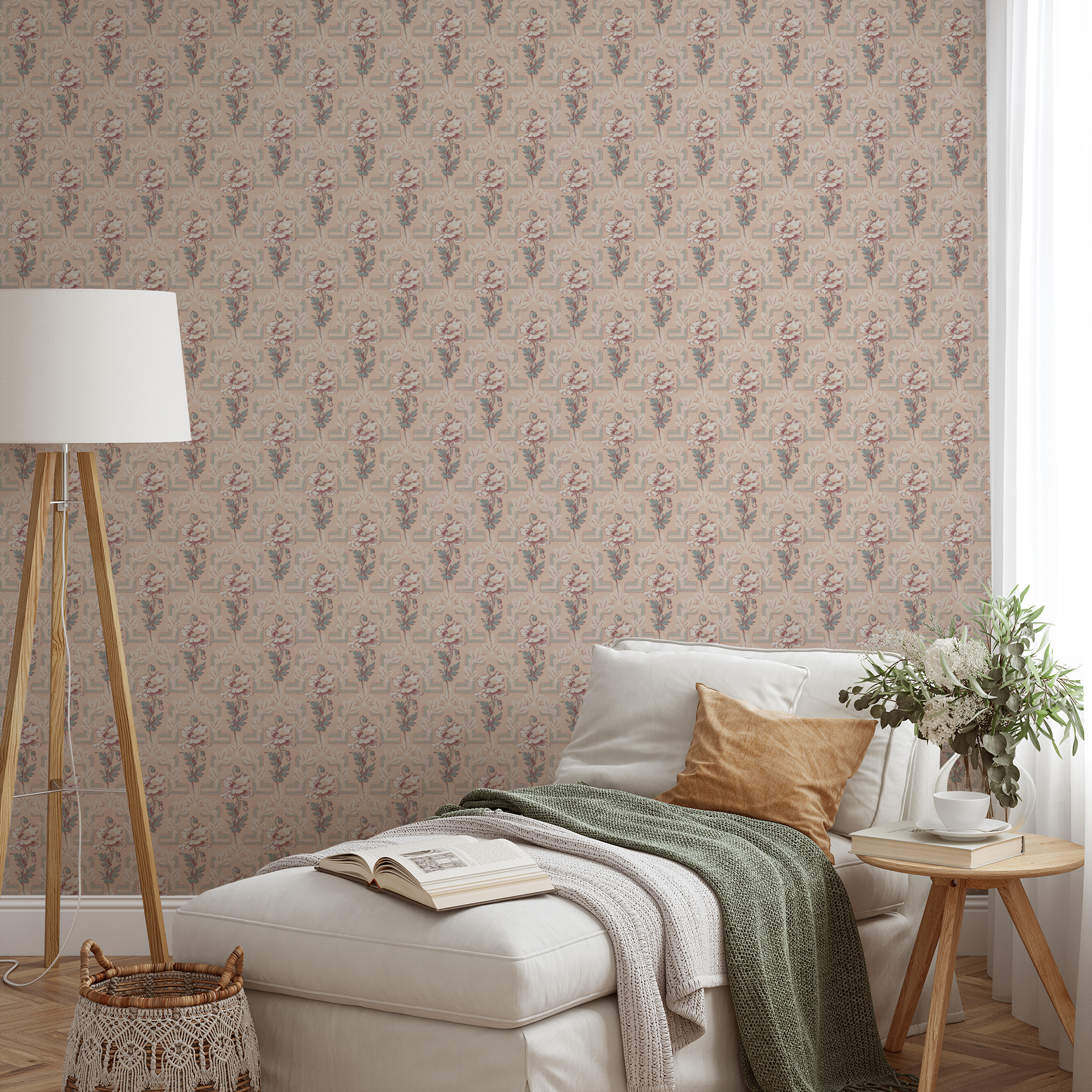 wallpaper lifestyle chaise mockup