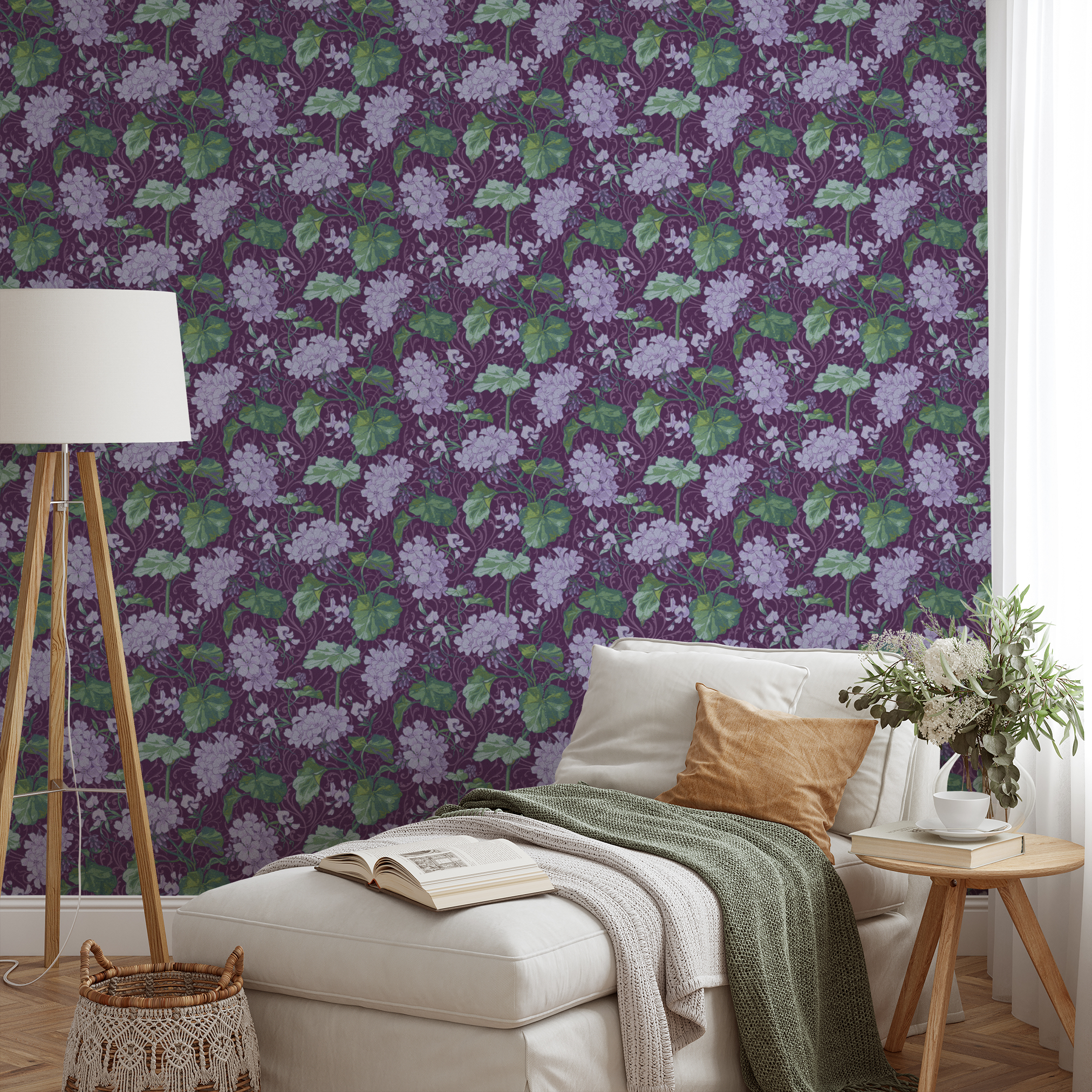 wallpaper lifestyle chaise mockup