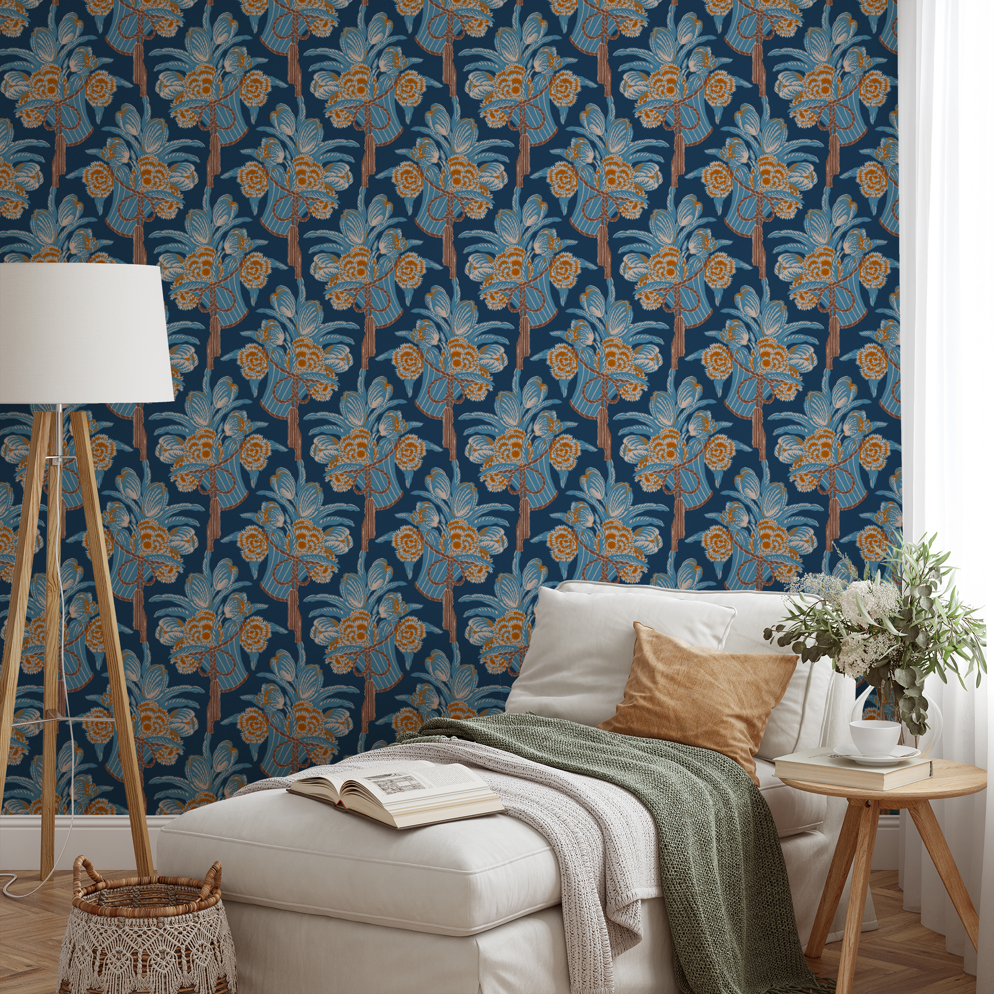 wallpaper lifestyle chaise mockup