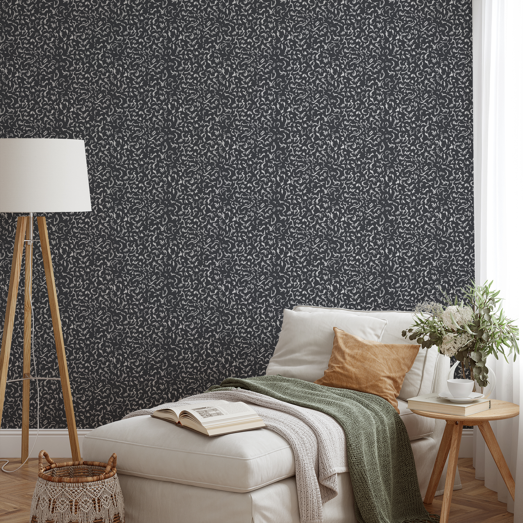 wallpaper lifestyle chaise mockup