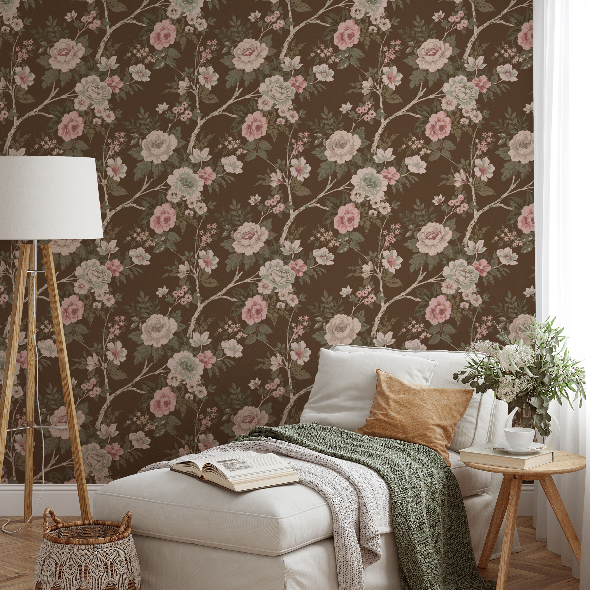 wallpaper lifestyle chaise mockup