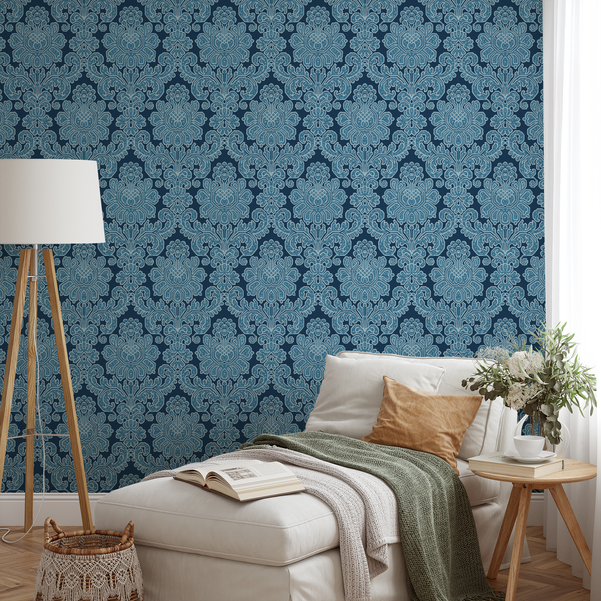 wallpaper lifestyle chaise mockup