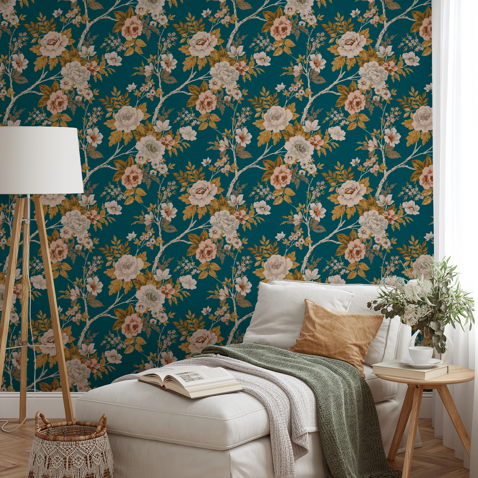 wallpaper lifestyle chaise mockup