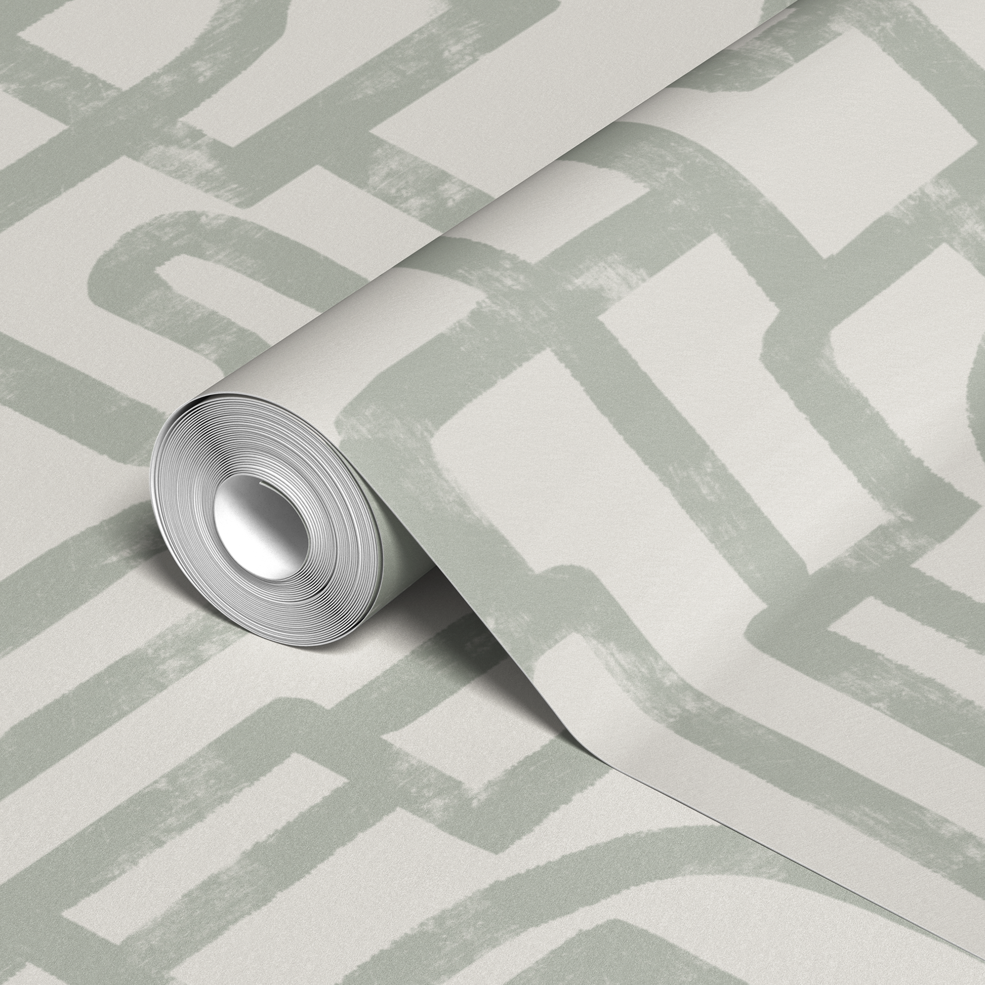 wallpaper roll closeup mockup