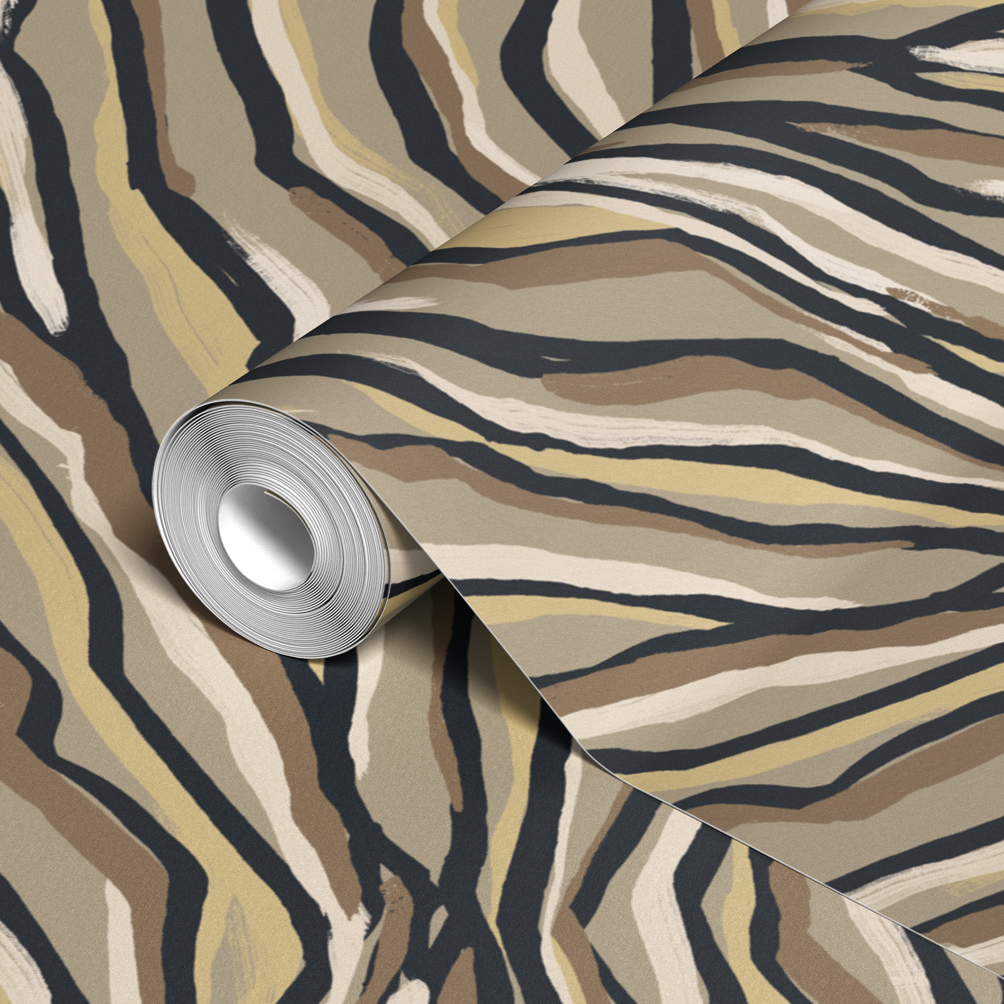 wallpaper roll closeup mockup