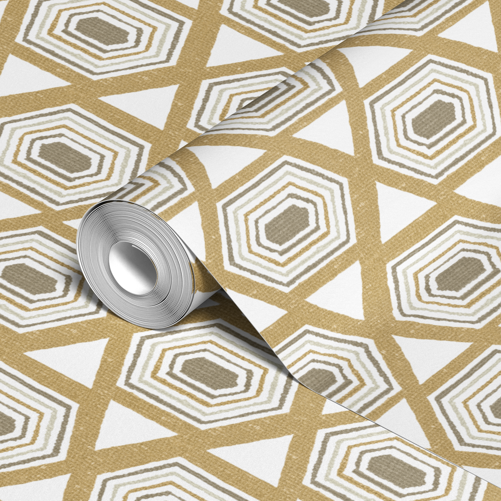 wallpaper roll closeup mockup