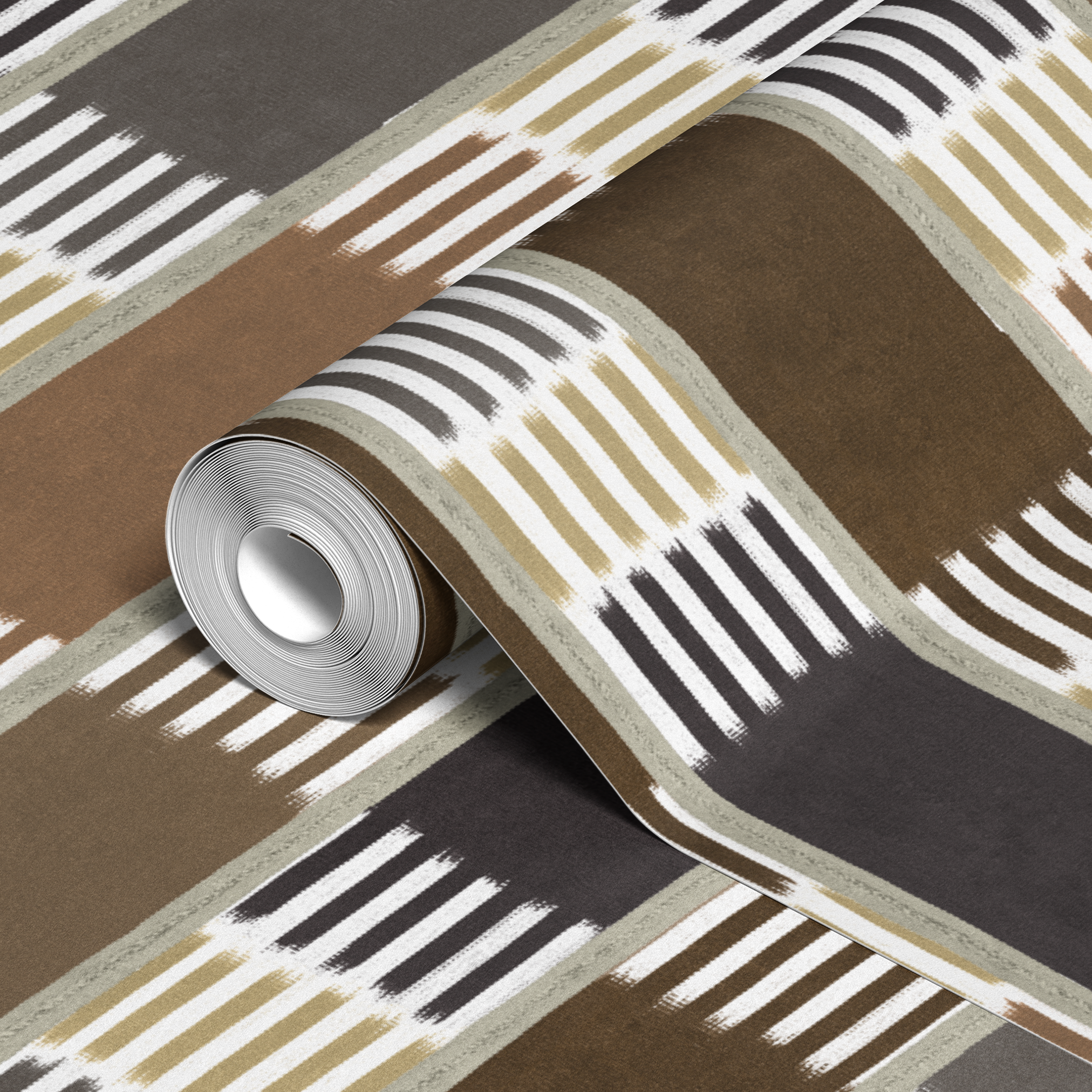 wallpaper roll closeup mockup