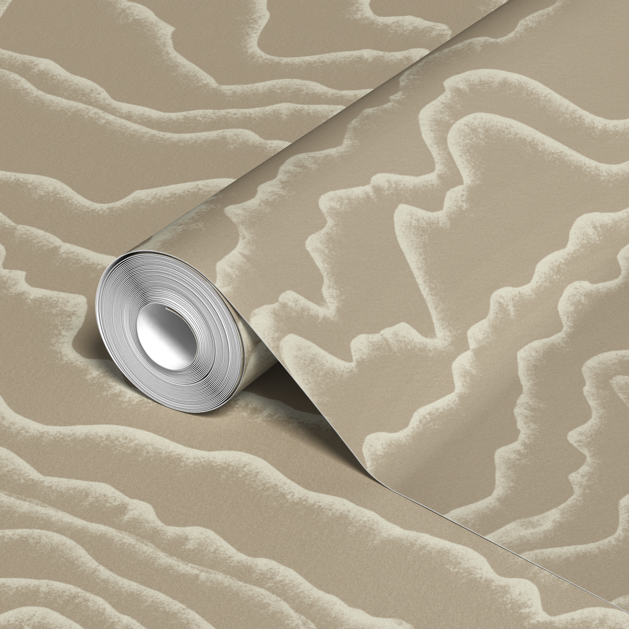 wallpaper roll closeup mockup