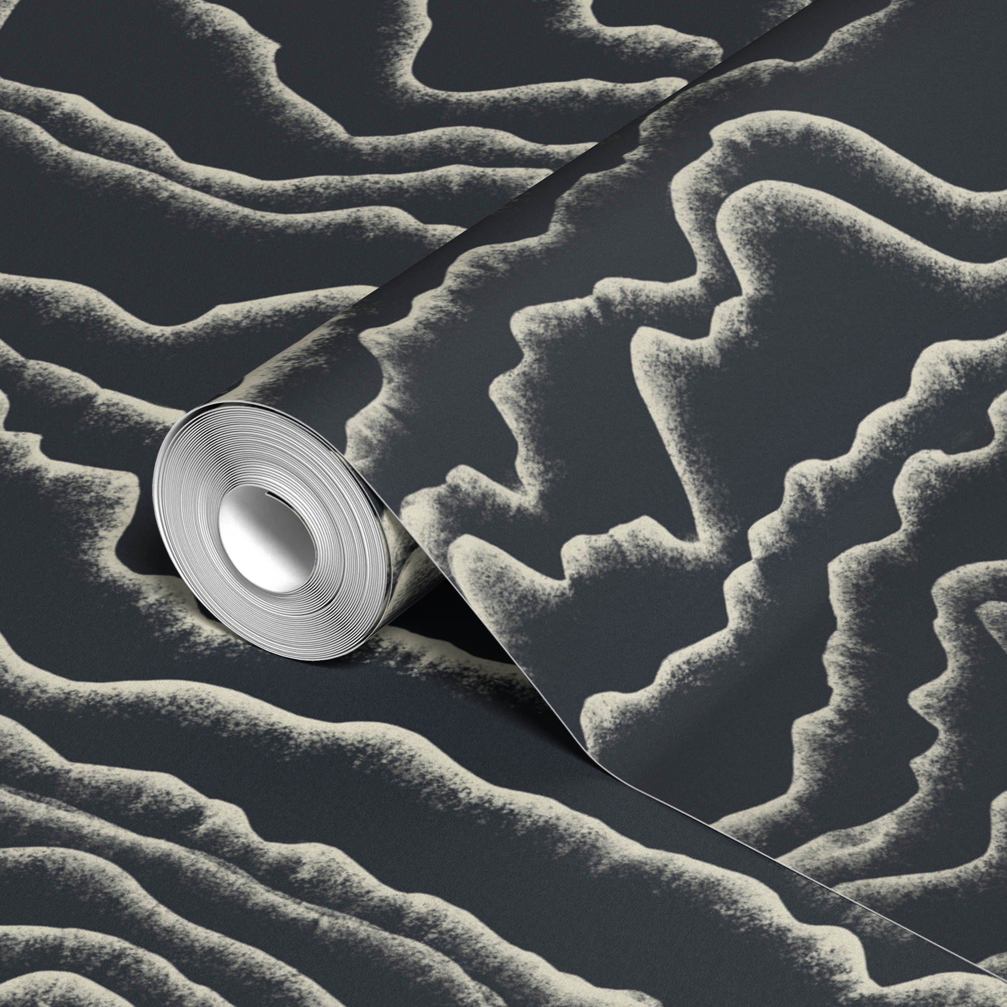 wallpaper roll closeup mockup