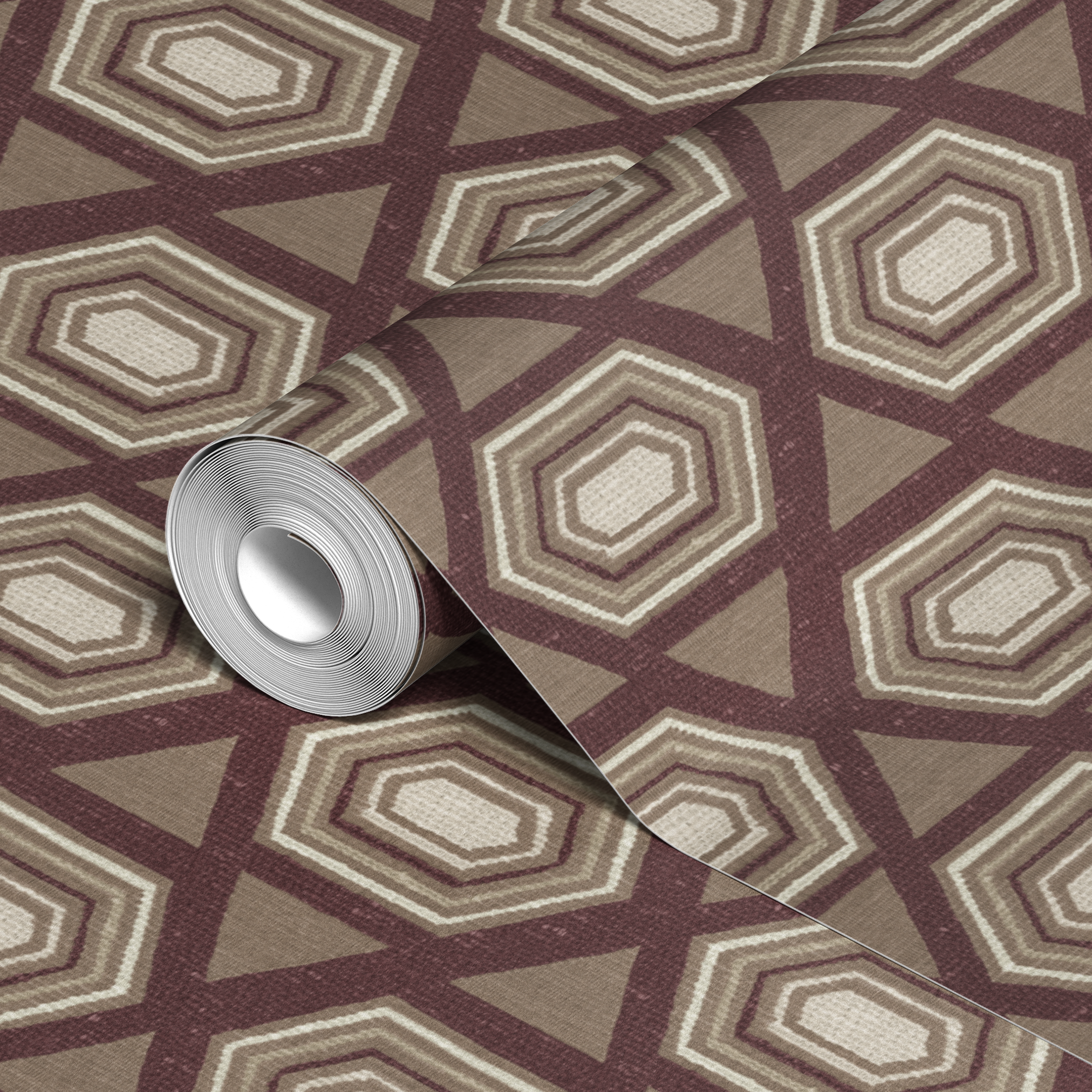 wallpaper roll closeup mockup