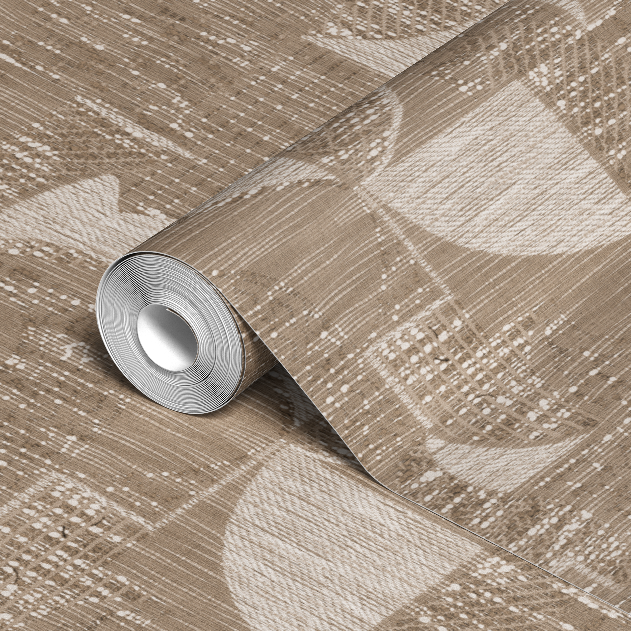 wallpaper roll closeup mockup