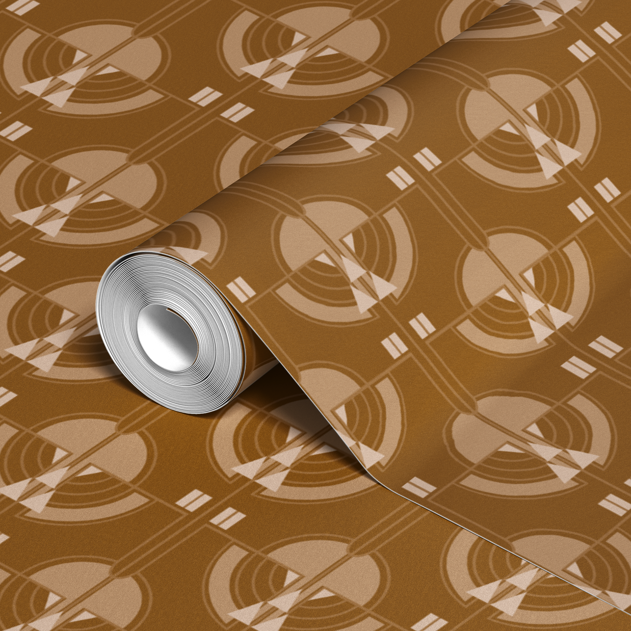 wallpaper roll closeup mockup