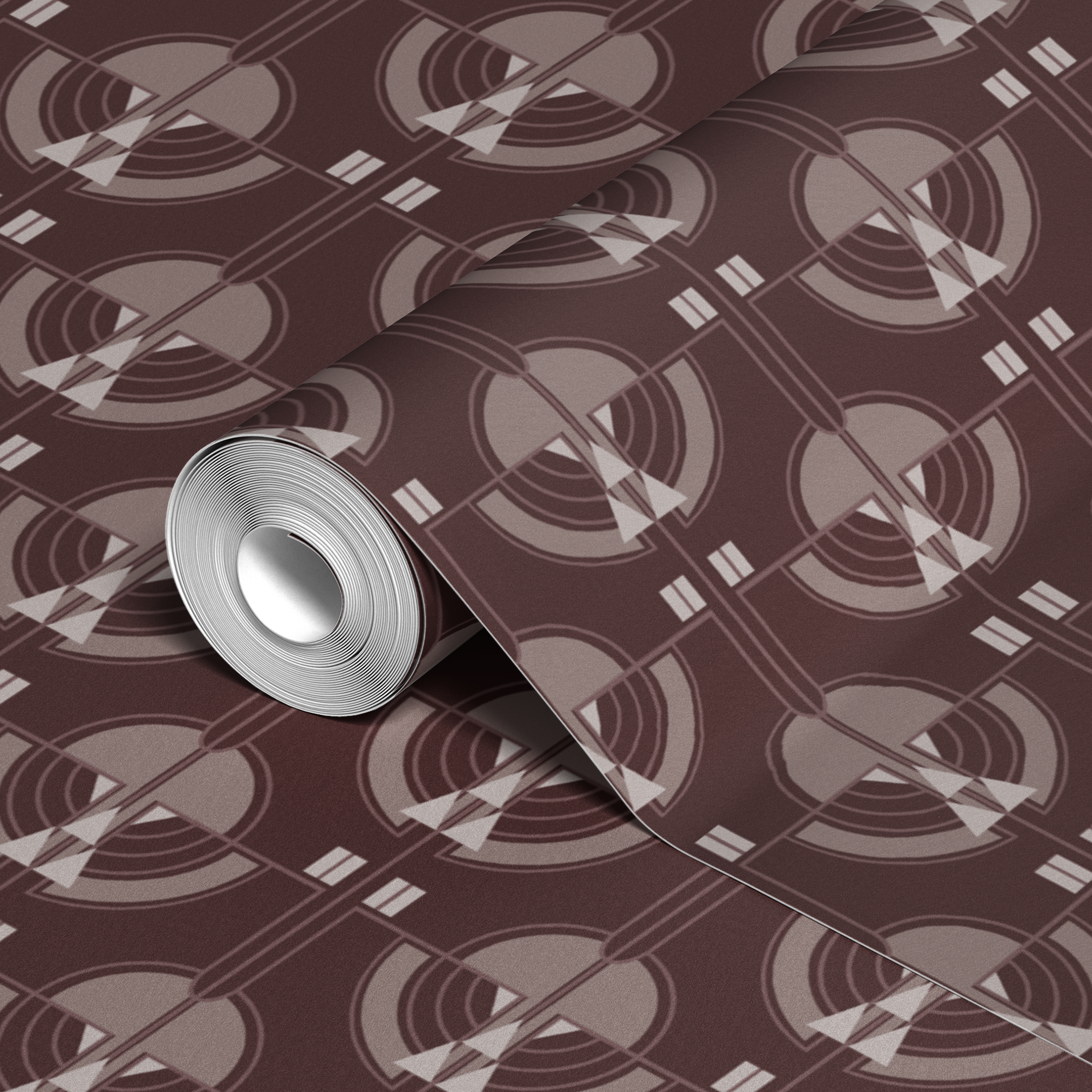 wallpaper roll closeup mockup